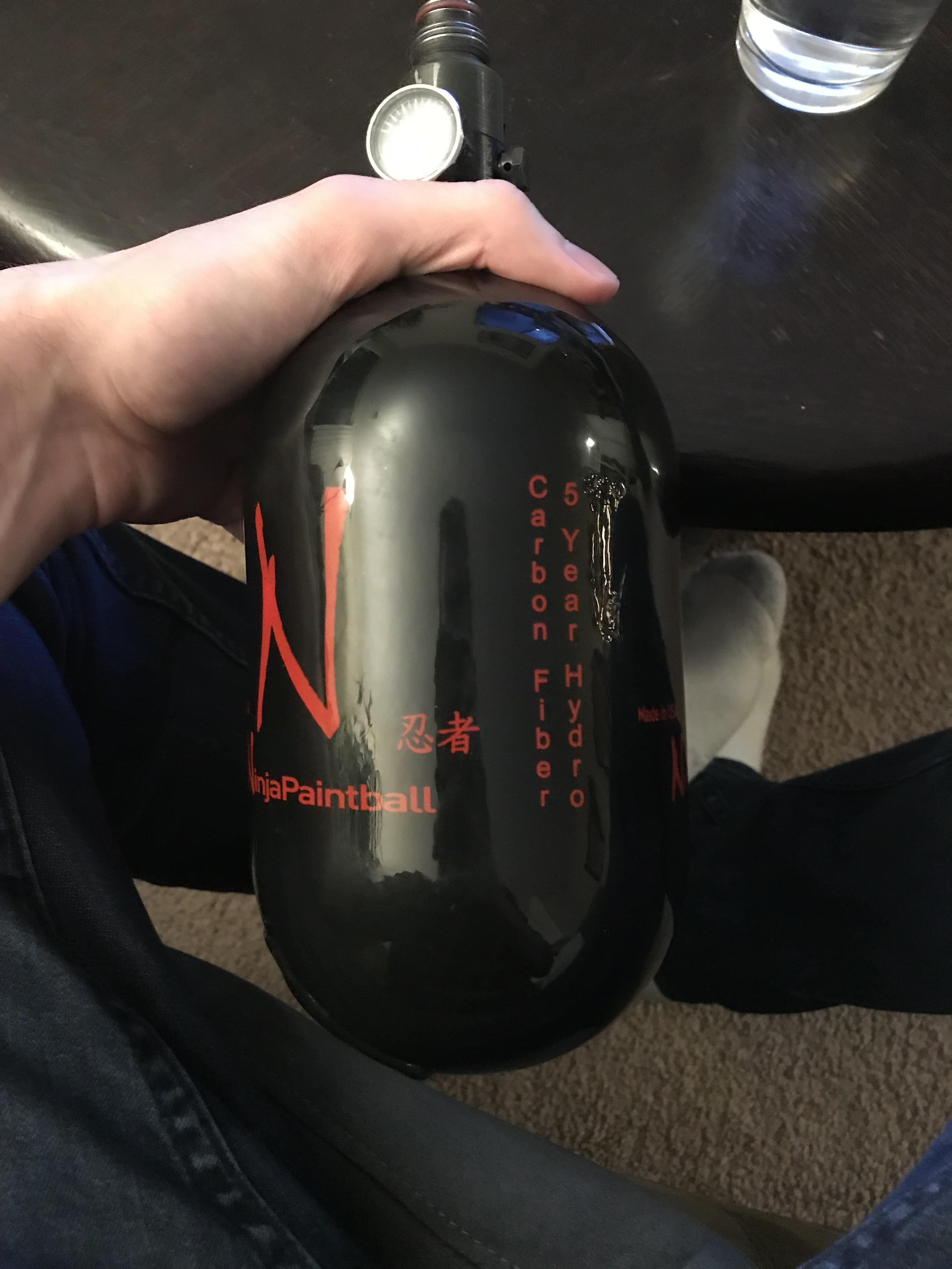 Price check ninja carbon fiber tank r/paintball