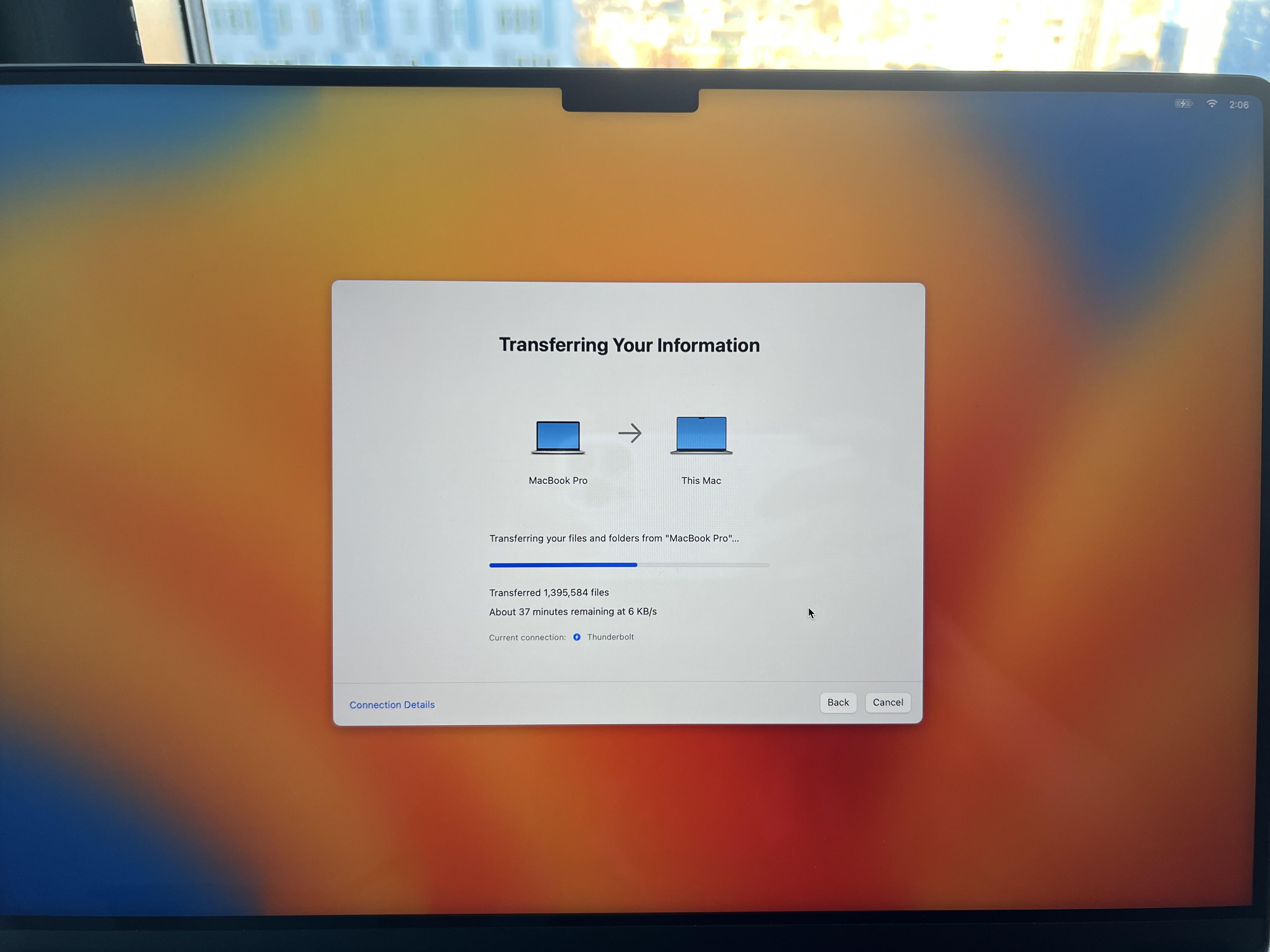 New M2 MacBook Pro migration slow r/macbookpro