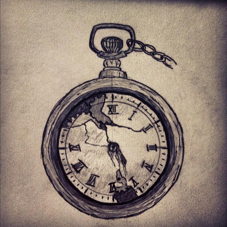 Broken Watch Drawing