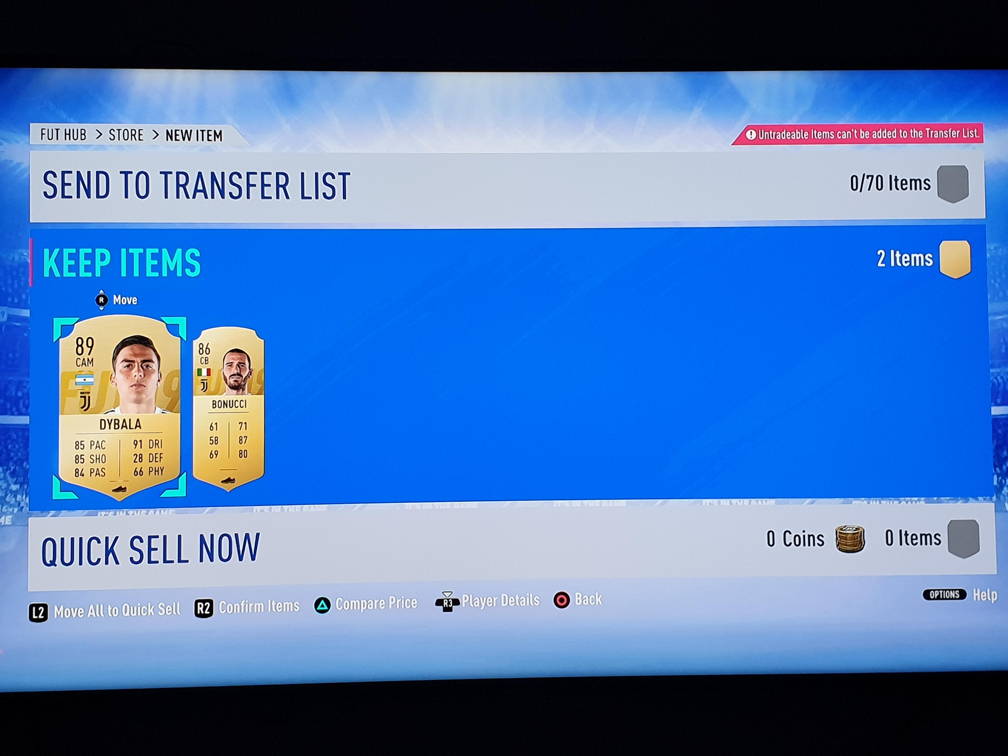 Two rare gold players pack r/Fifa19