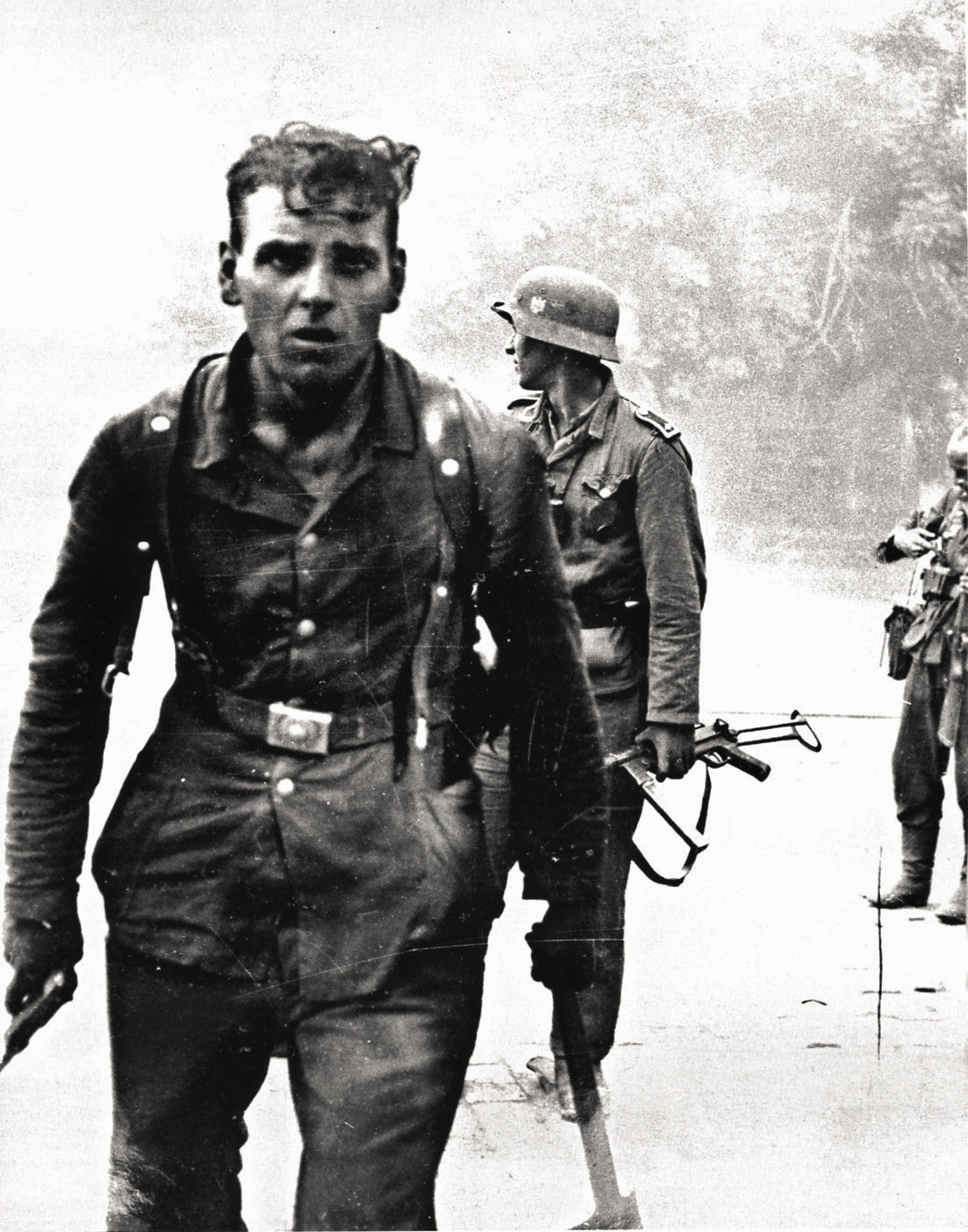 German Troops Return from Street fighting in Novorossiysk, Russia. 1943