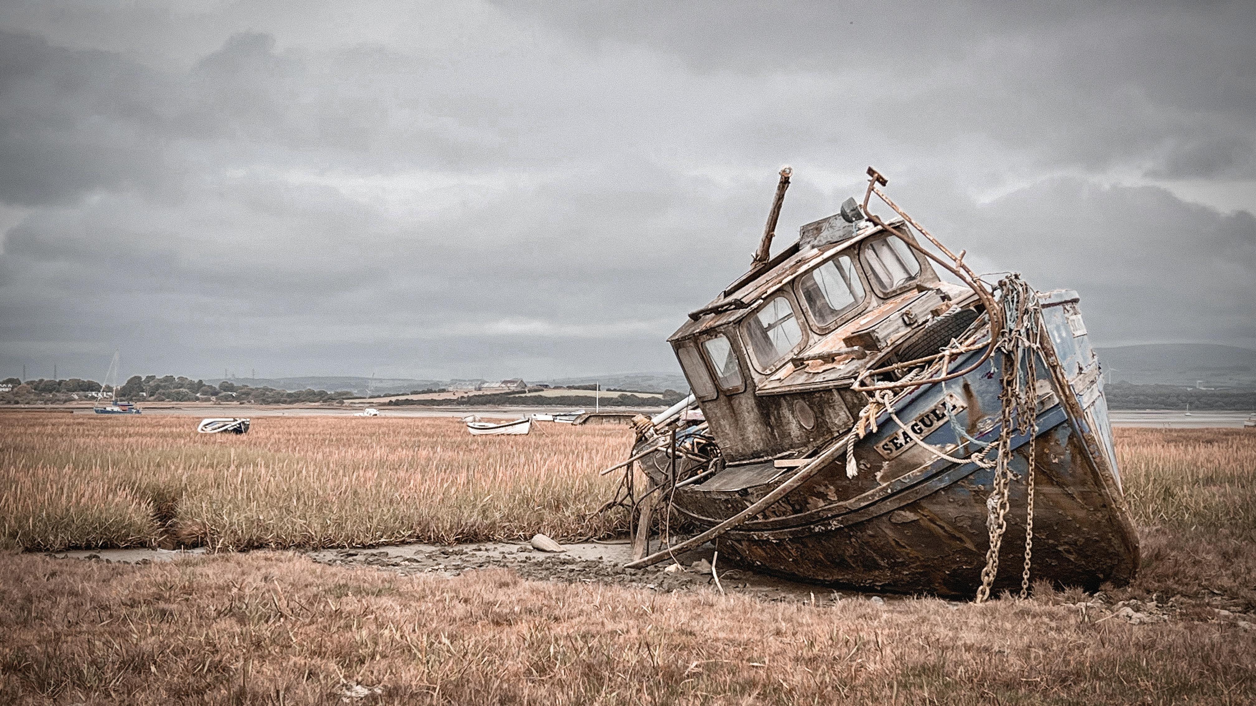Low tide at Sunderland Point, Morecambe Bay r/lancashire