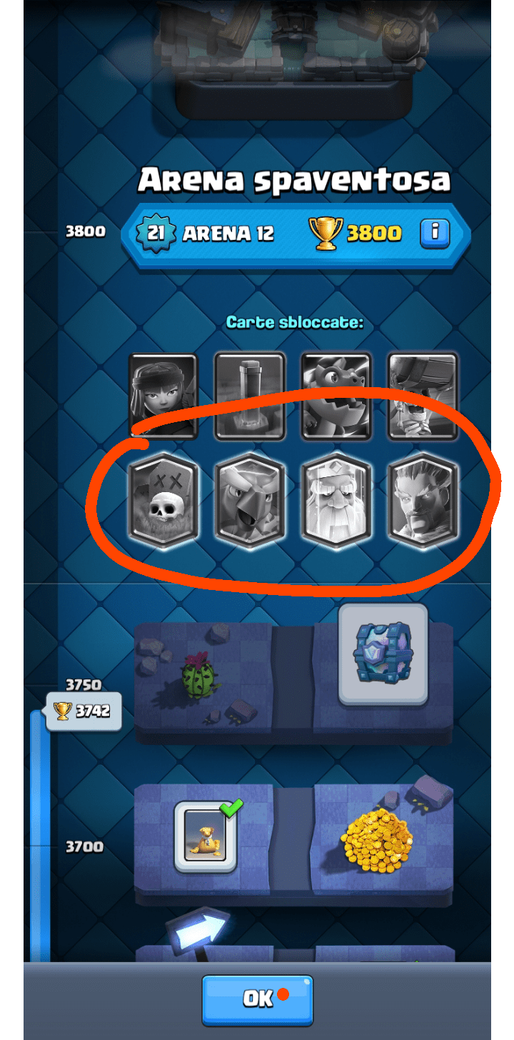 If I open the legendary chest after arena 12, is there a chance that I