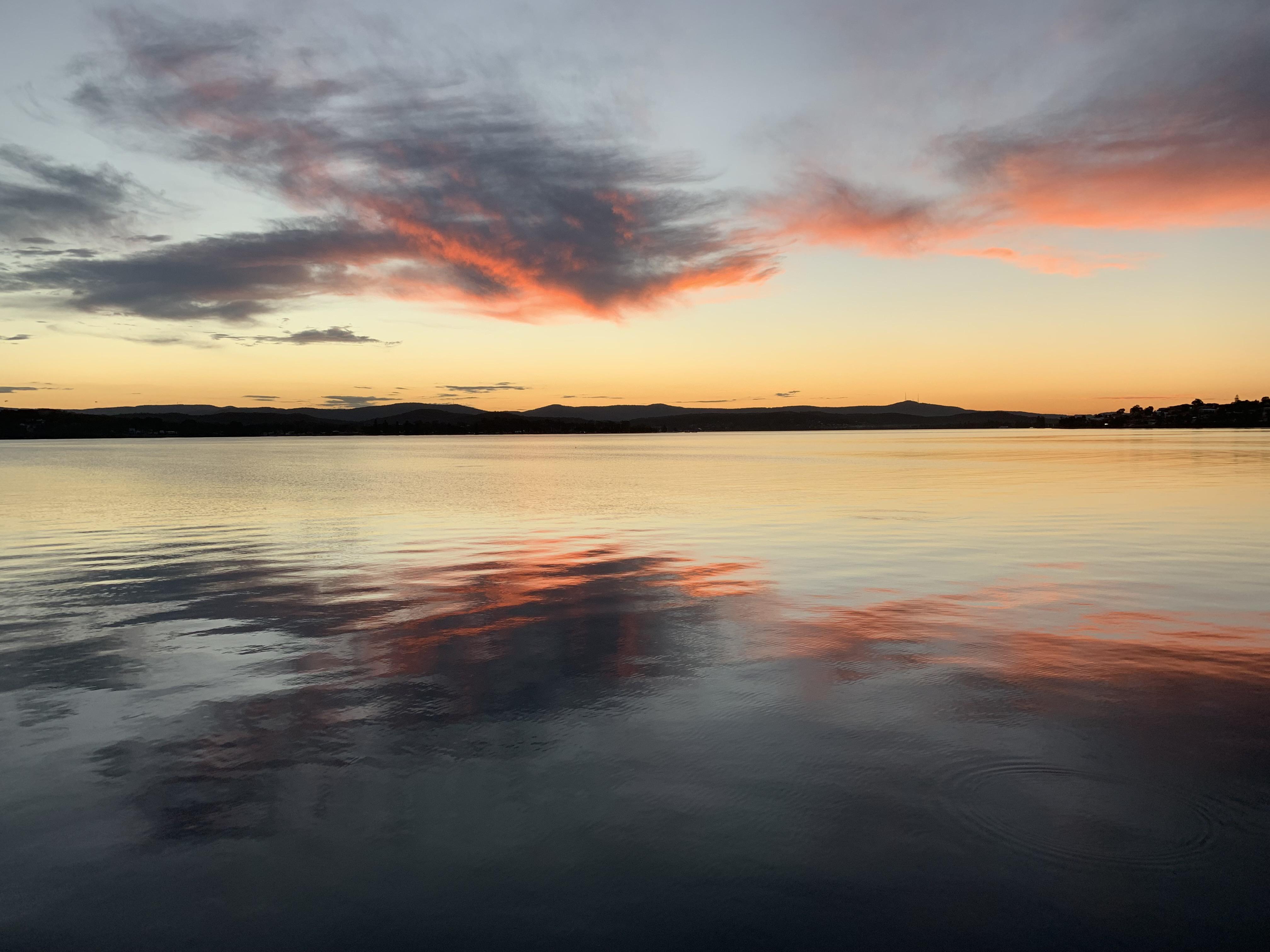 Lake Macquarie Sunset, NSW Australia r/pics