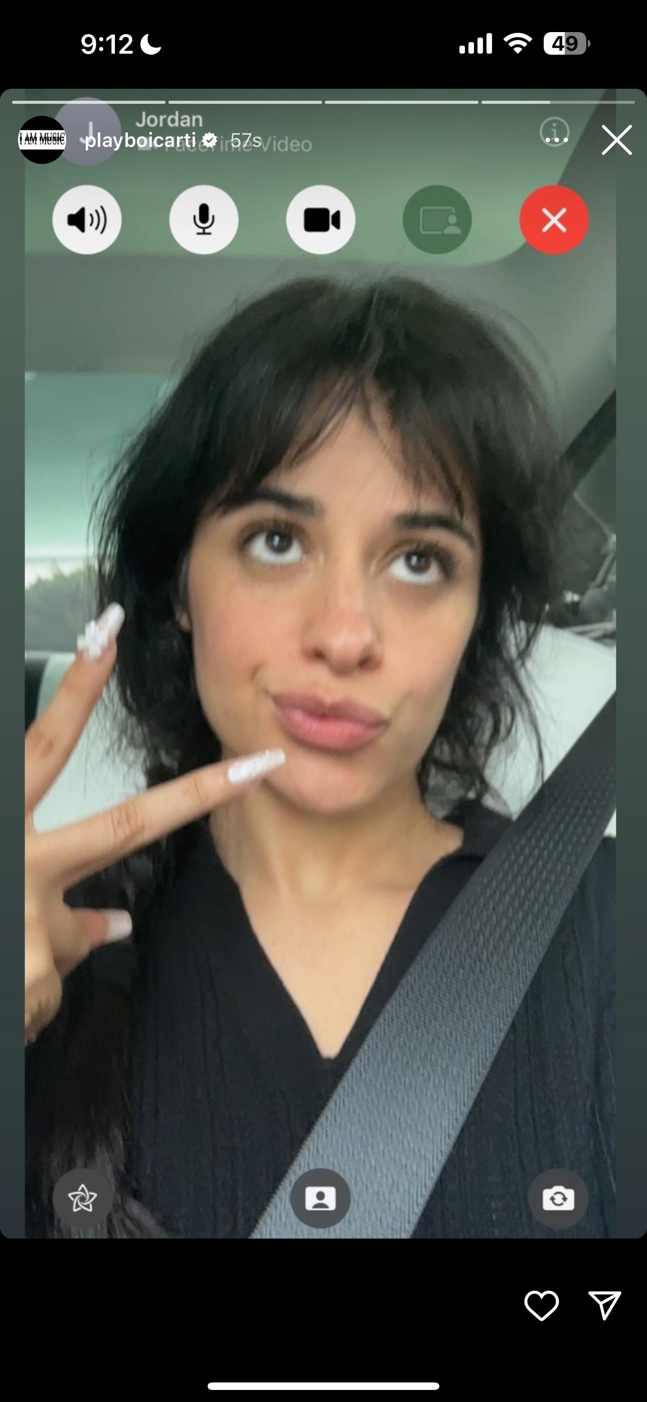 Camilla Cabello on FT with Carti r/playboicarti