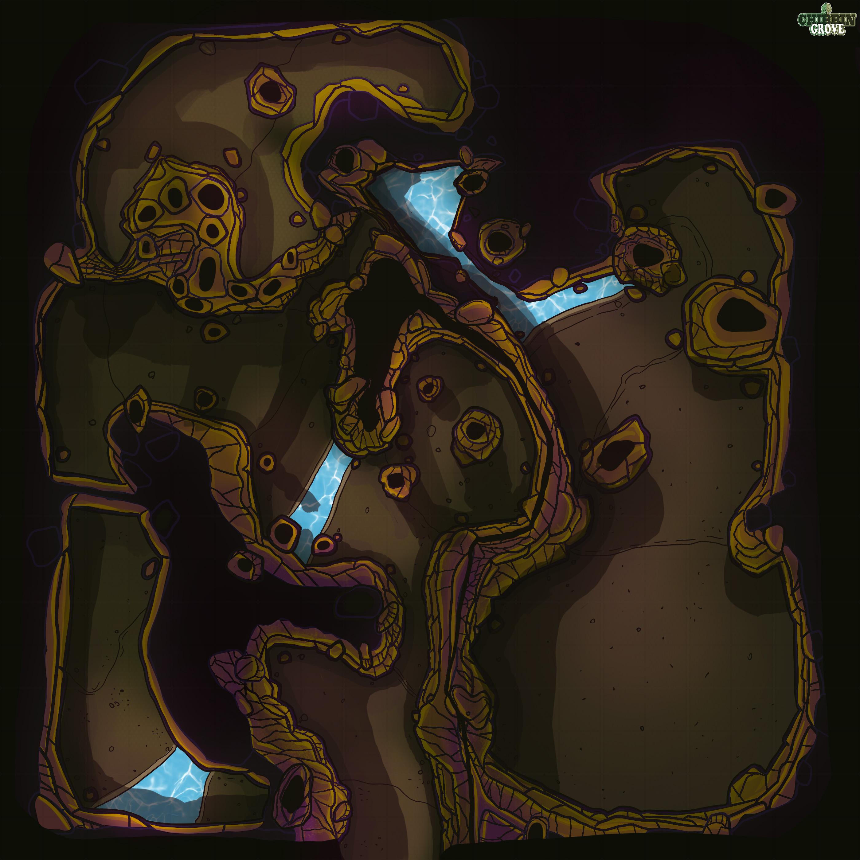 Cavern [20x20] [2800x2800px] battlemaps