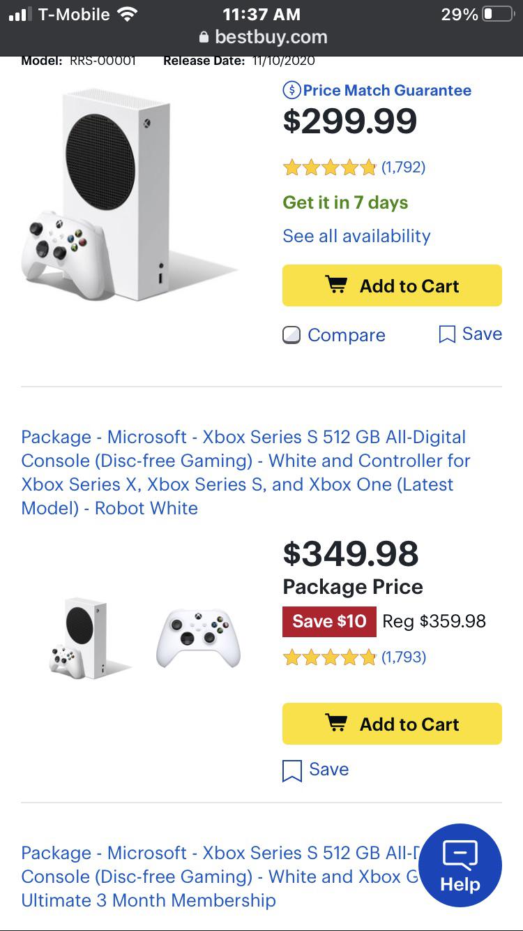 Xbox Series S and Xbox Series S bundles available at best buy!! r/xbox