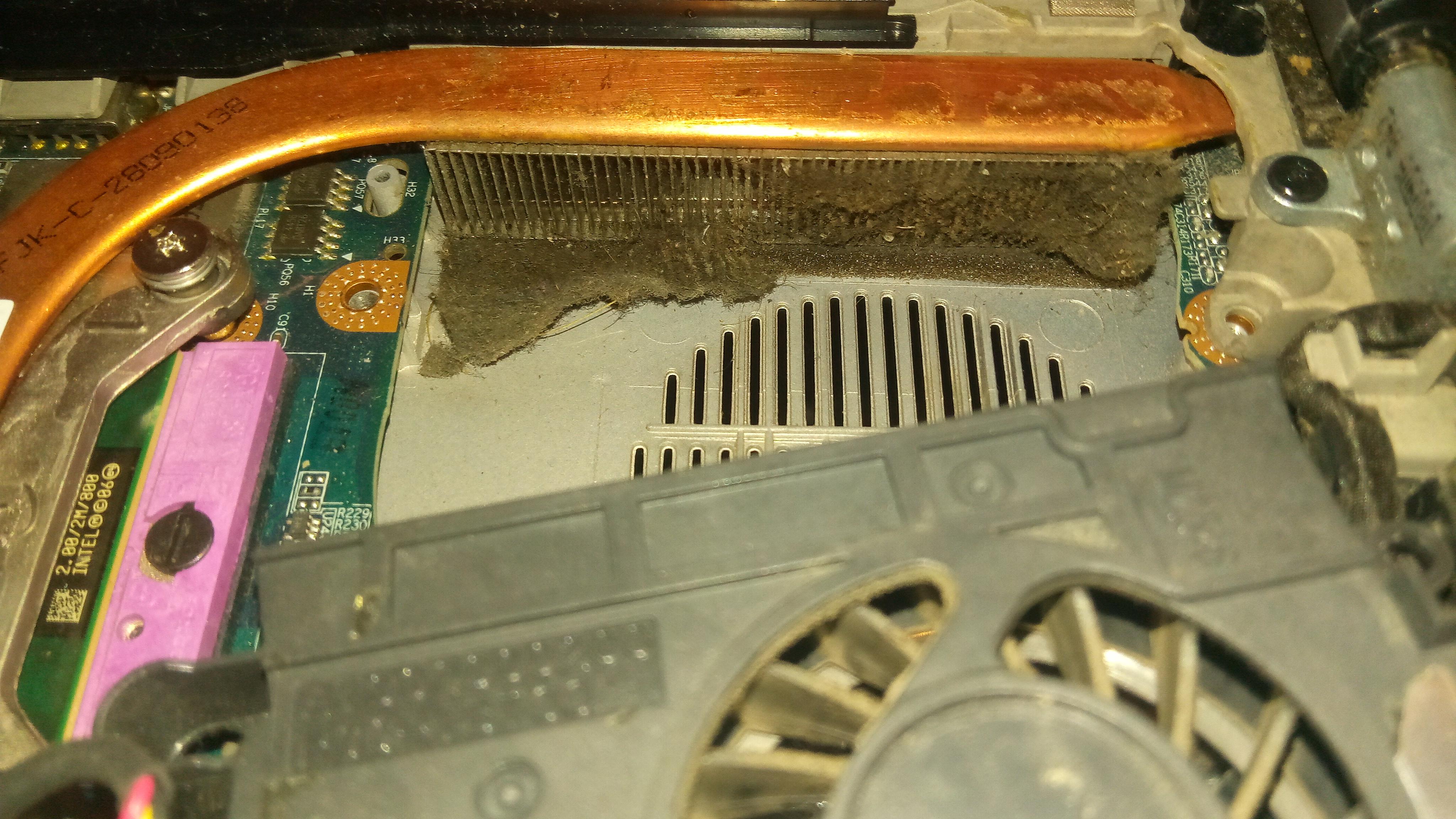 Client came in, saying their laptop kept getting hot and shutting off