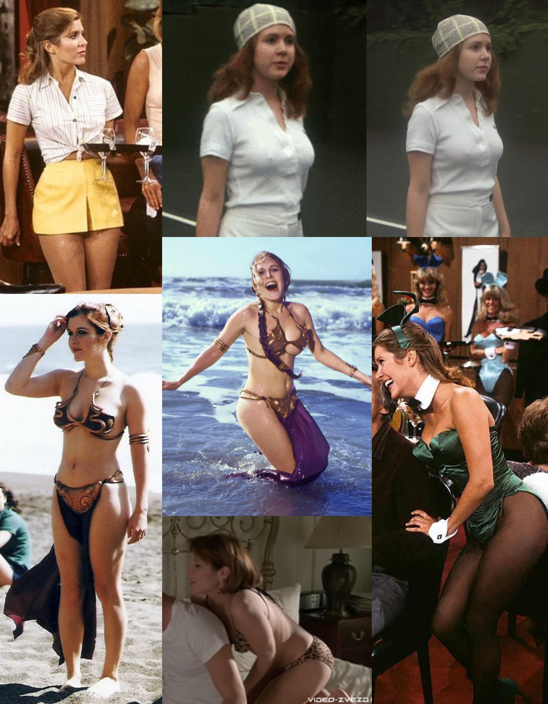 carrie fisher in the 80's : OldSchoolCelebs