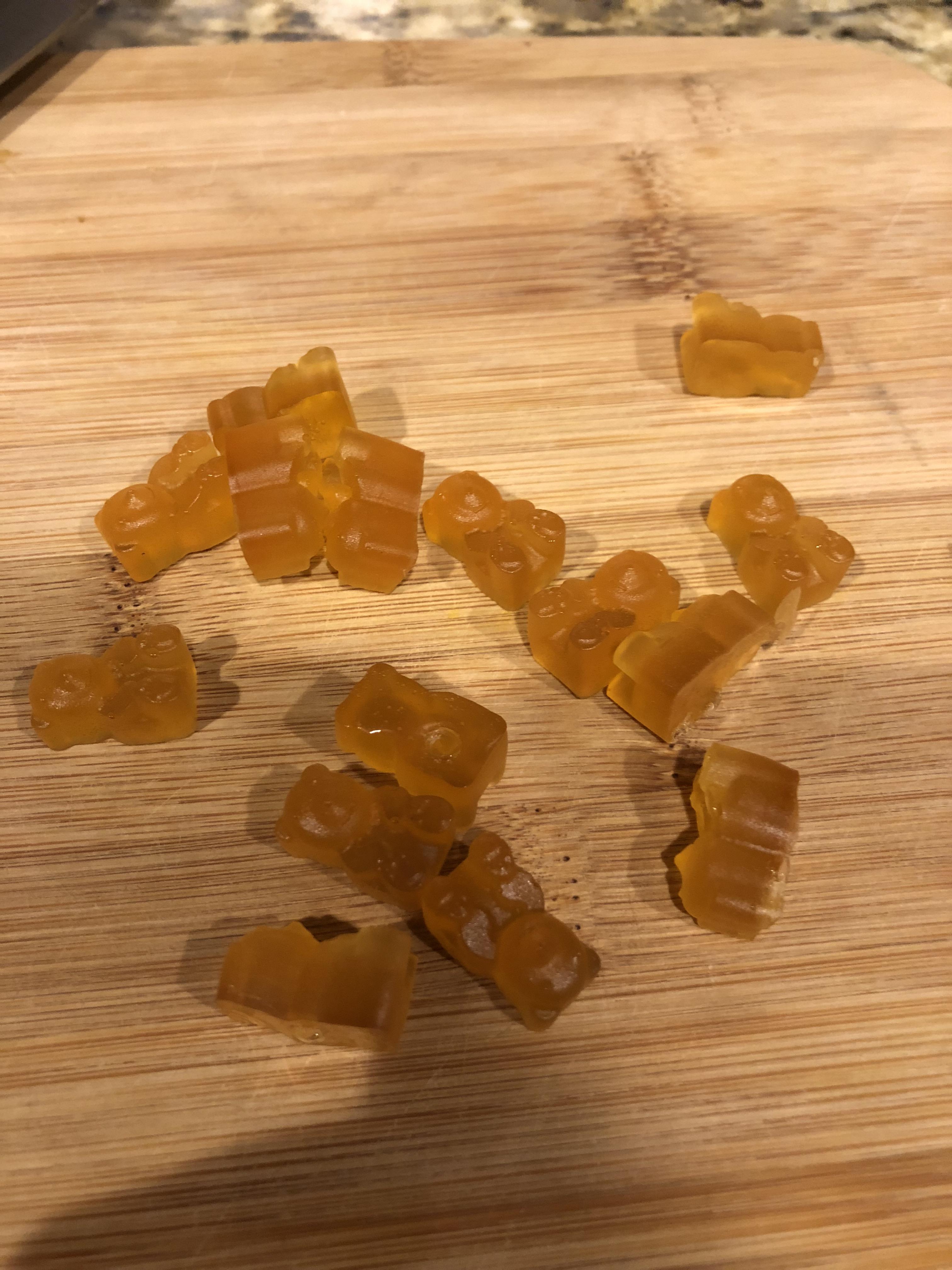 [Homemade] gummy bears with collagen powder r/food