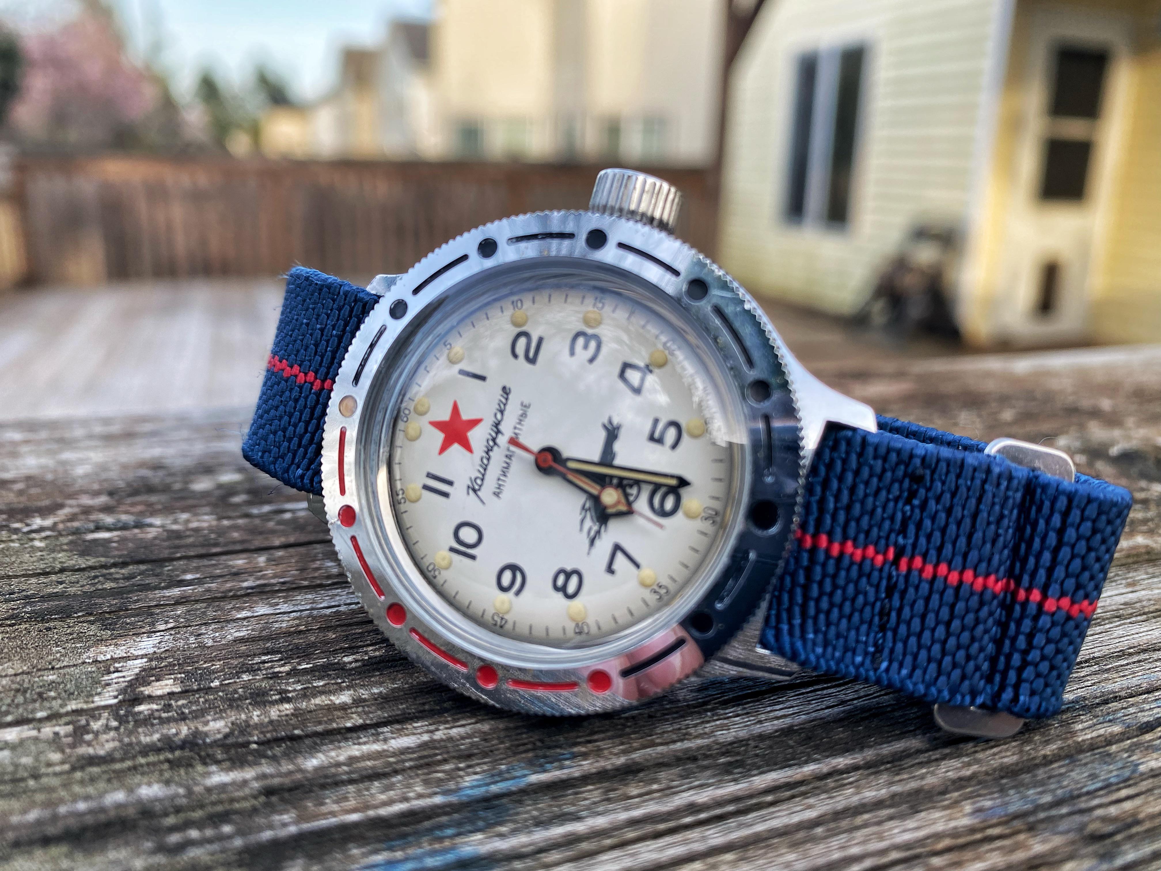 Vostok Komandirskie, manual movement, bought in Russia 1987 r/vostok
