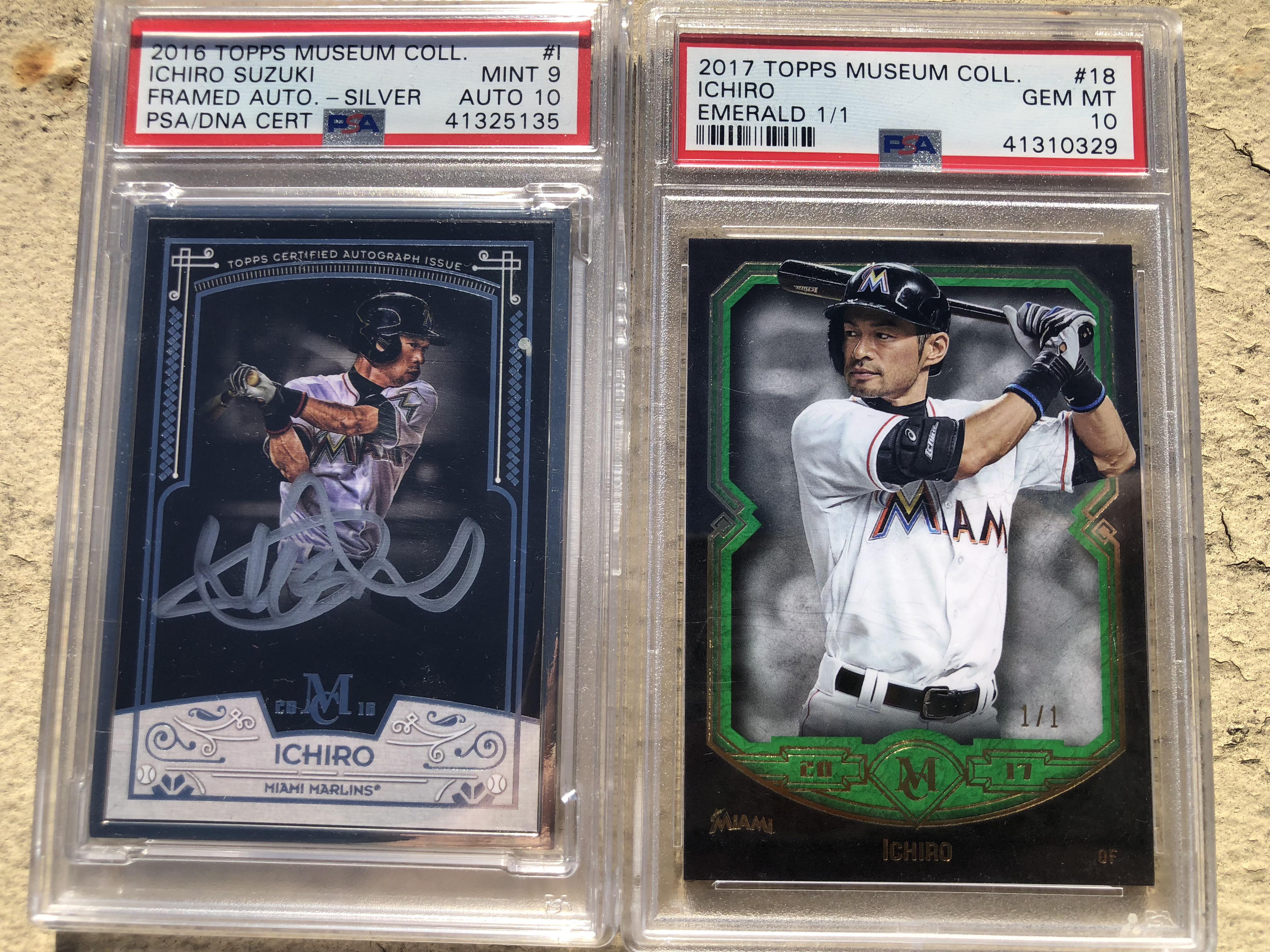 Ichiro! Personal pulls from a couple years ago. Curious on what the 1/1