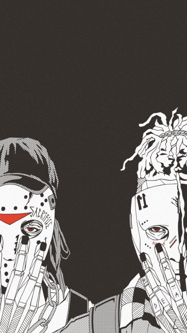 X and Ski phone wallpaper (credit to oddeye_bs on Instagram) r