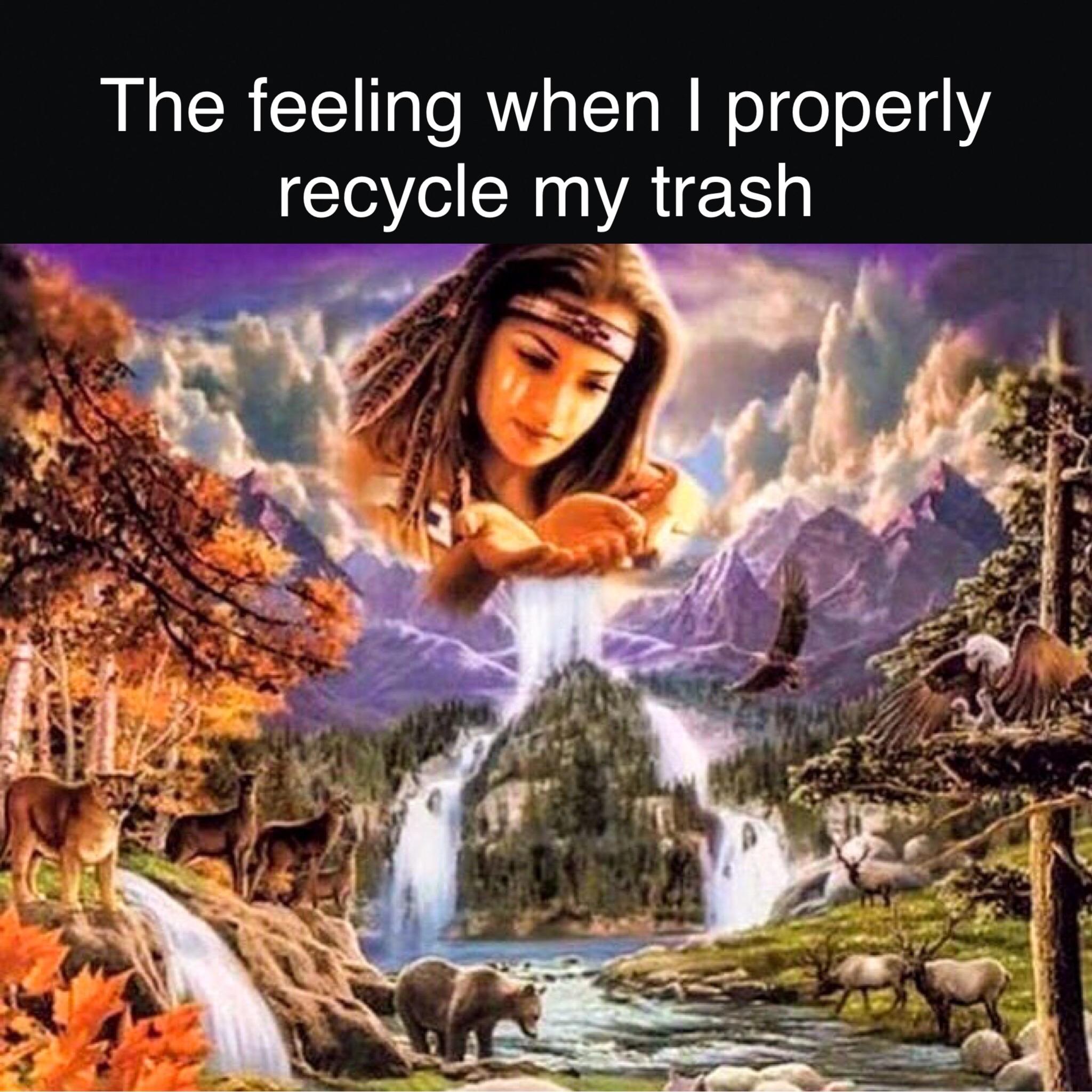 One with nature r/memes