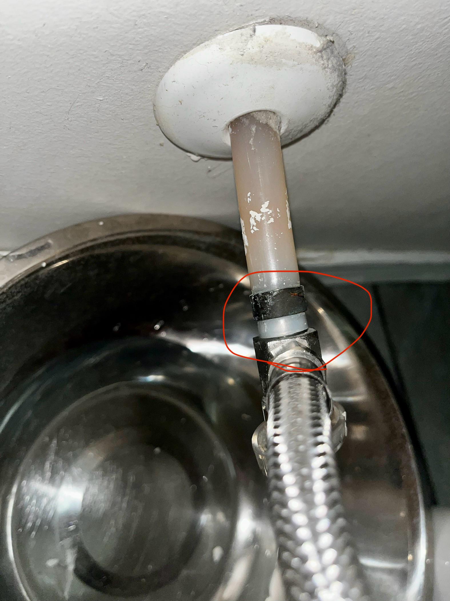 I’m dumb and accidentally started unscrewing the shut off valve when