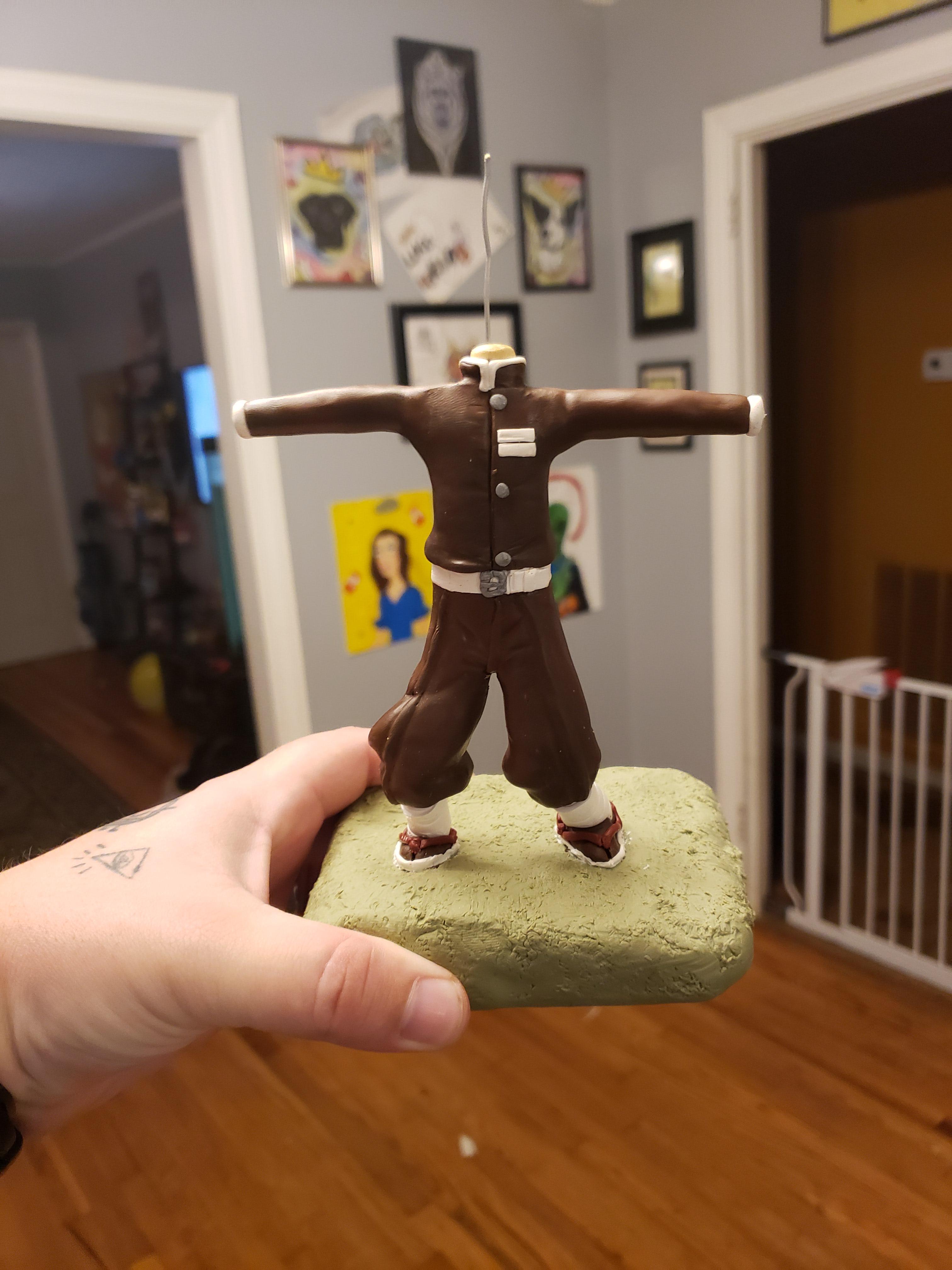 I've been making anime figures for a little over a month. I started