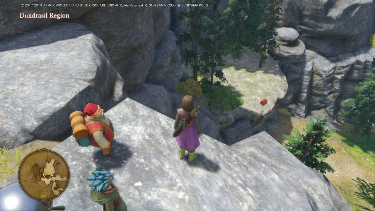 (DQ11) How do I get to this chest in the Dundrasil Region? r/dragonquest