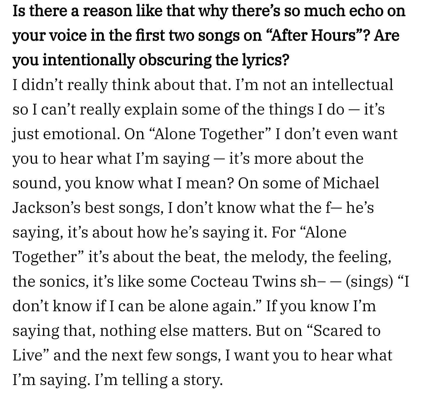 This explains why there's so much echo in his voice r/TheWeeknd