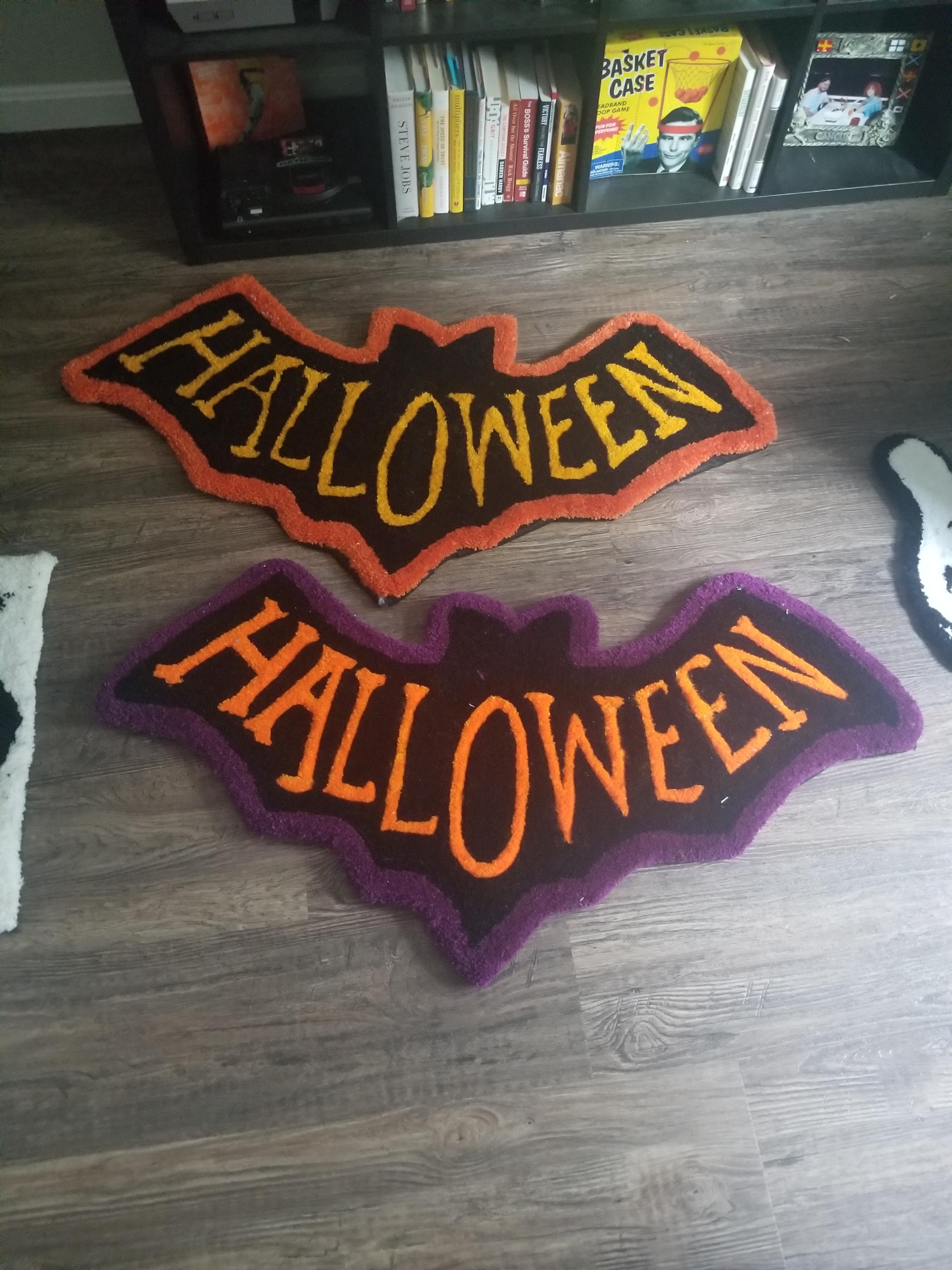 Halloween rugs! Tufting