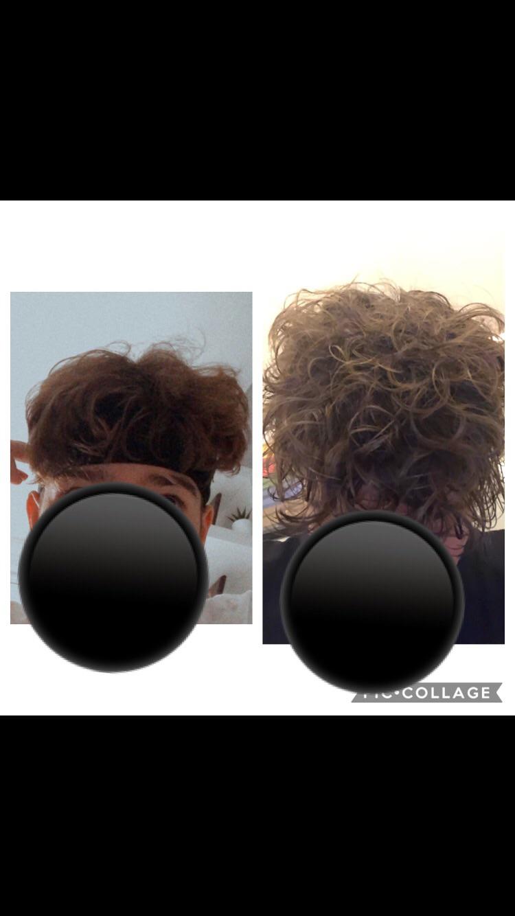 Is this normal? When I brush my hair it goes straight and wavy but if I let it naturally dry