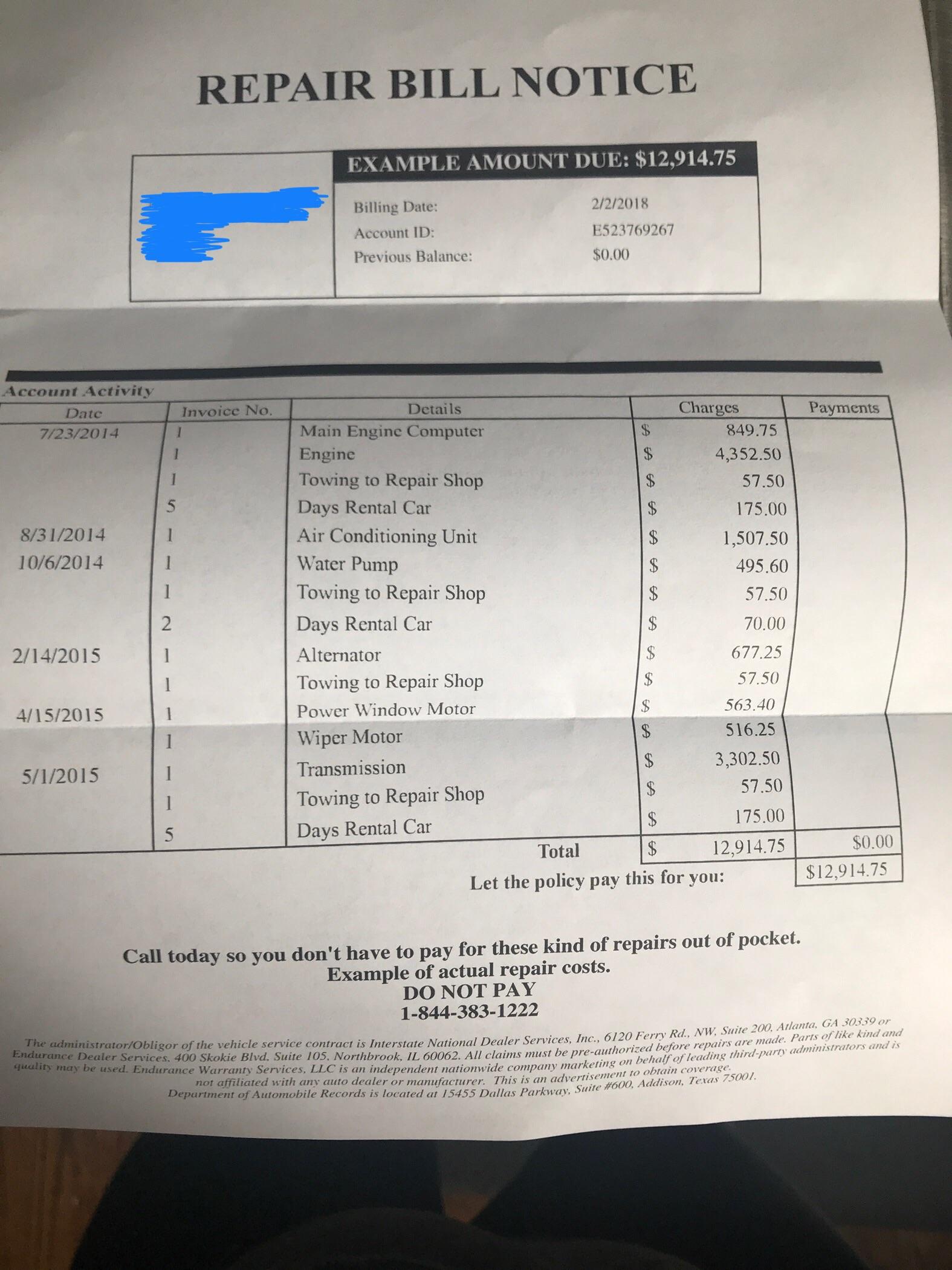Can’t believe it’s legal to send out insurance ads that look like large