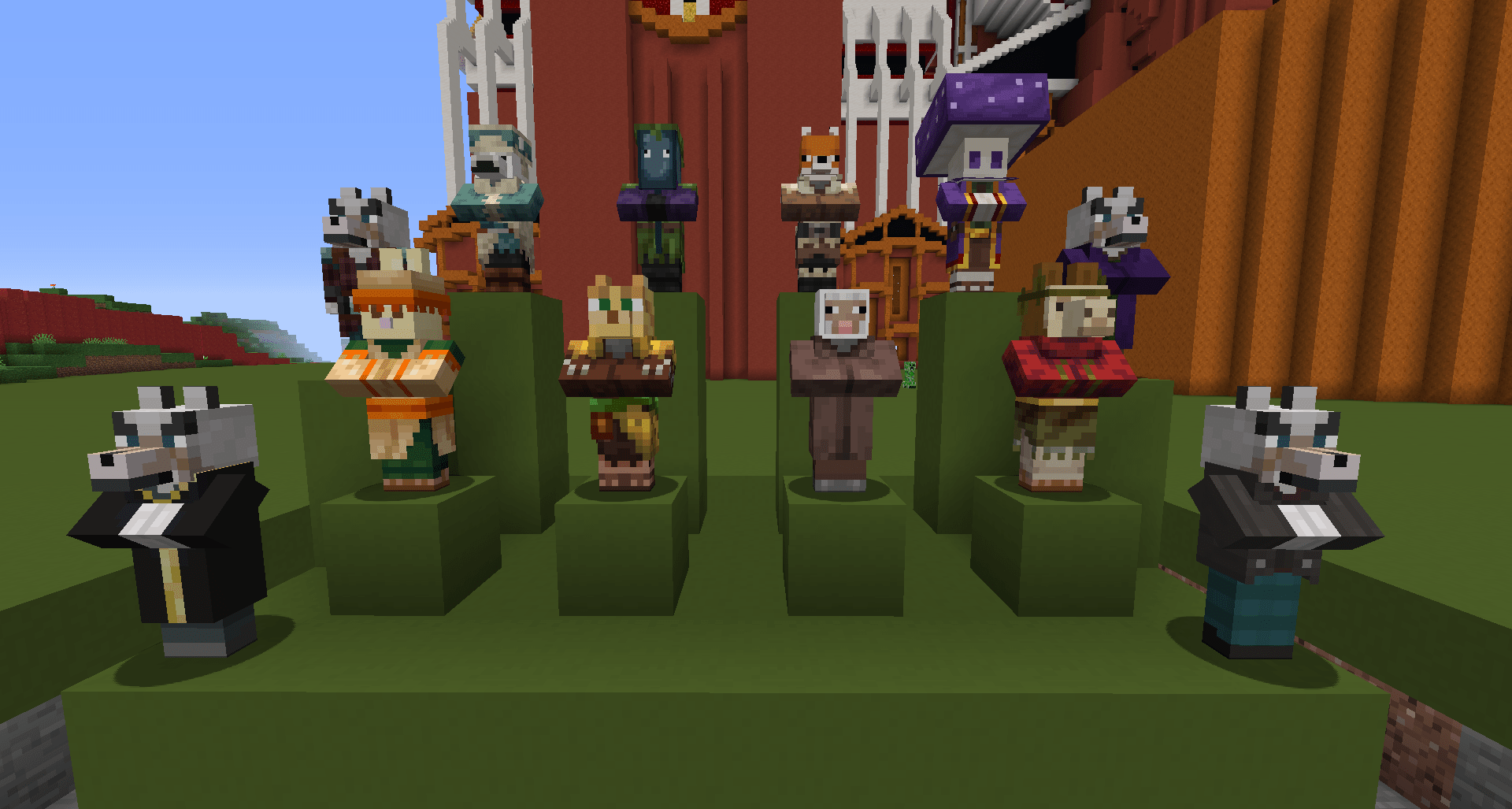 Finished a project for my server where I replace all villager & illager