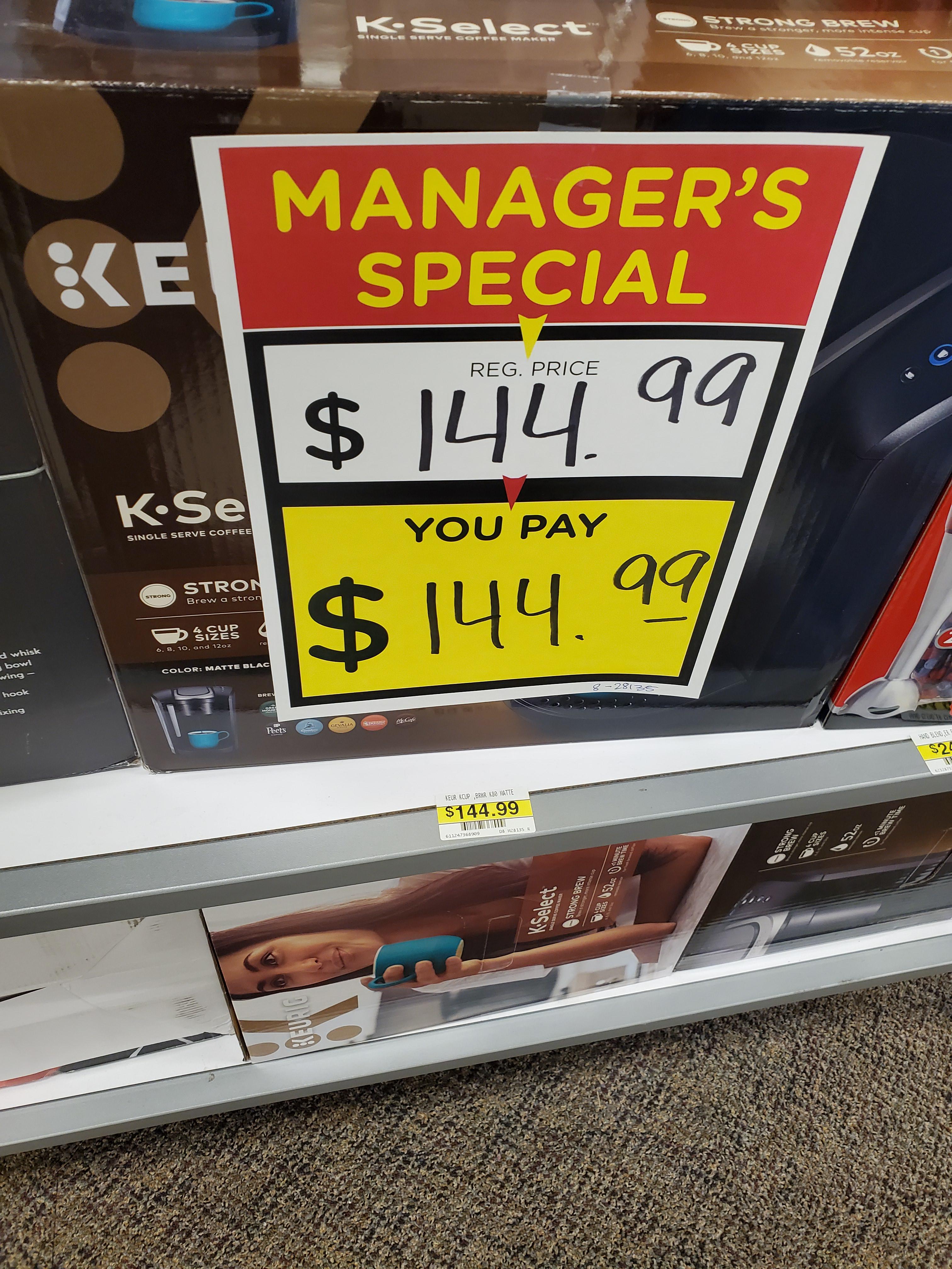 Wrote the sign for the manager's special, boss. NotMyJob