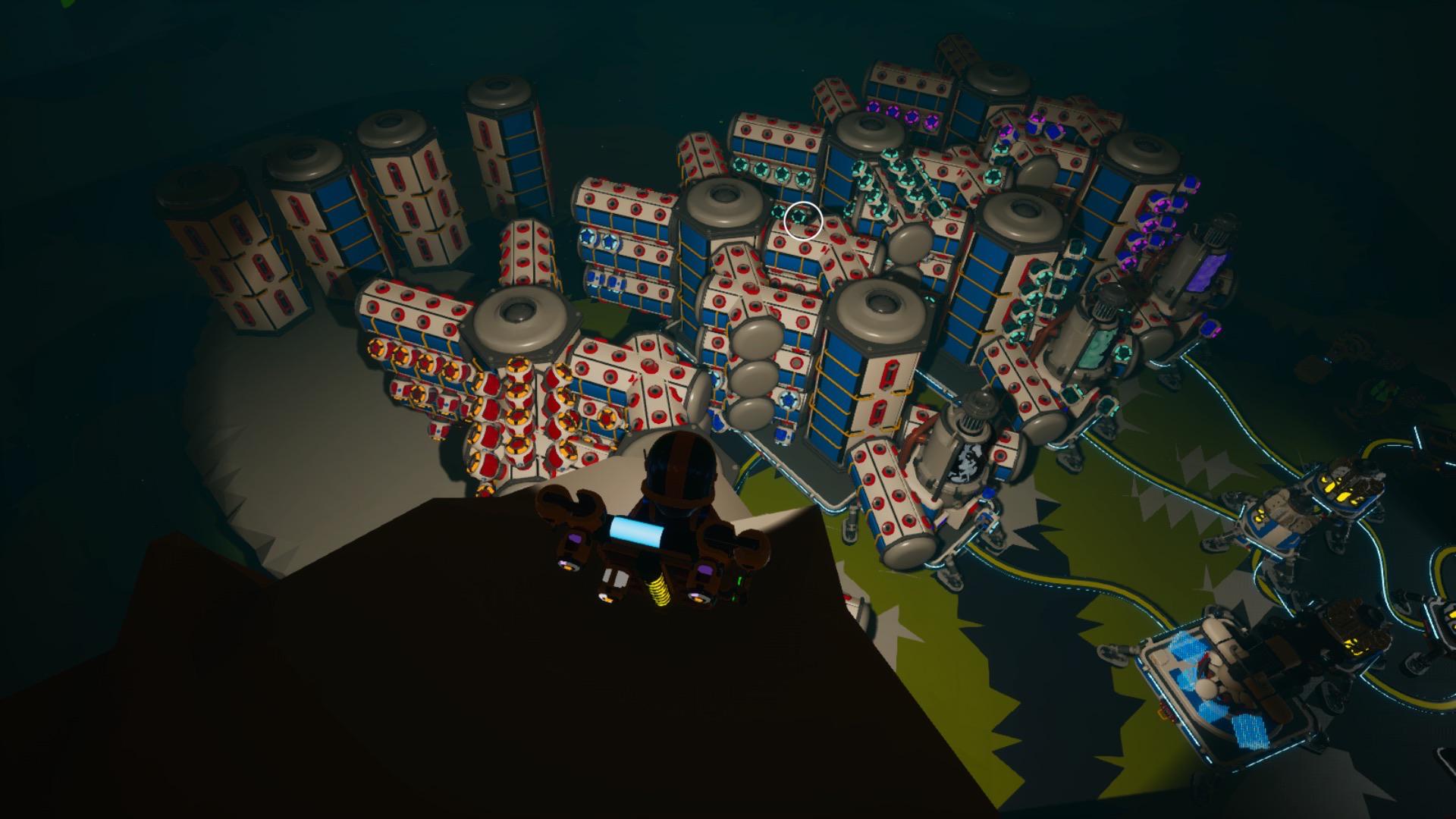 Making a lot of progress. I need about 64 more medium storage silos to