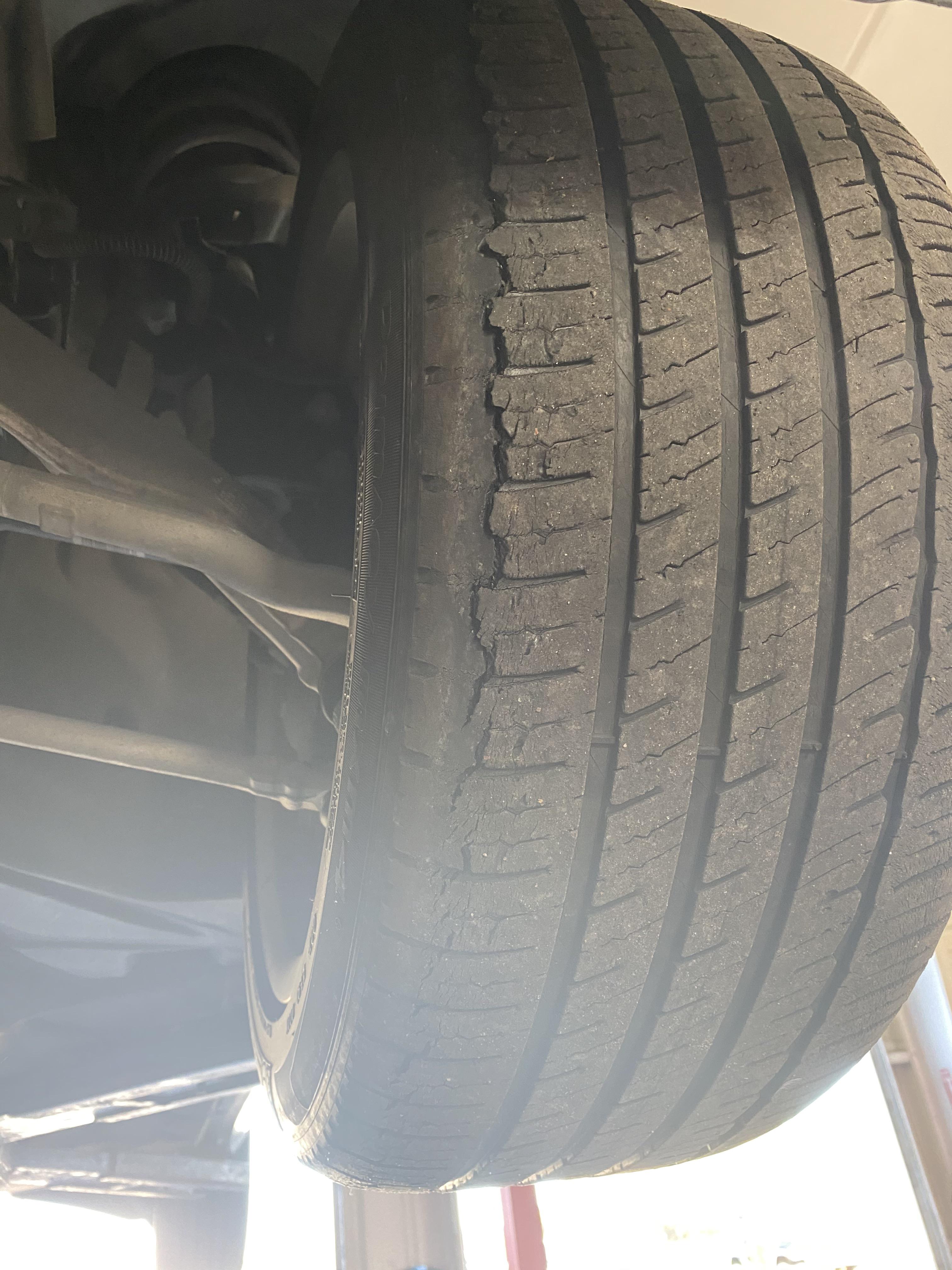 Customer states the tire light keeps coming on