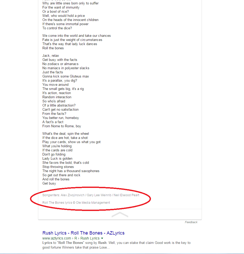 for some reason google is using geddy and alex's birth names in the
