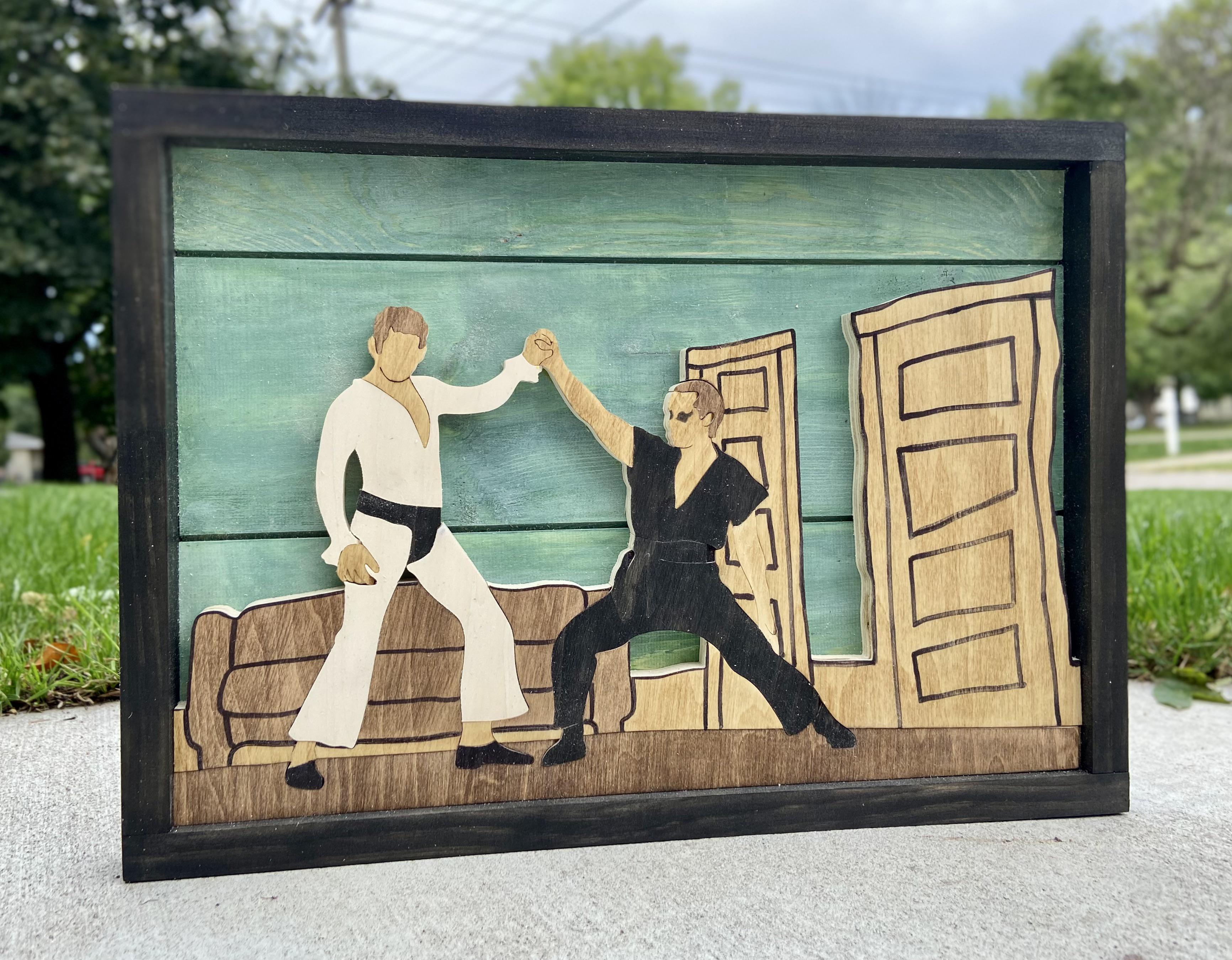 Check out another custom wood art piece I made! ItsAlwaysSunny