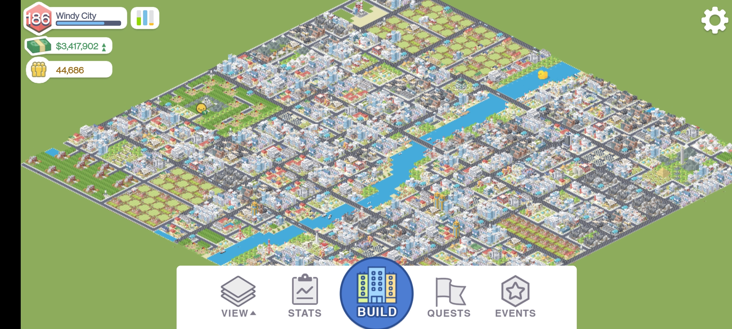 Best city I've built yet. Expert difficulty. Code in comments r