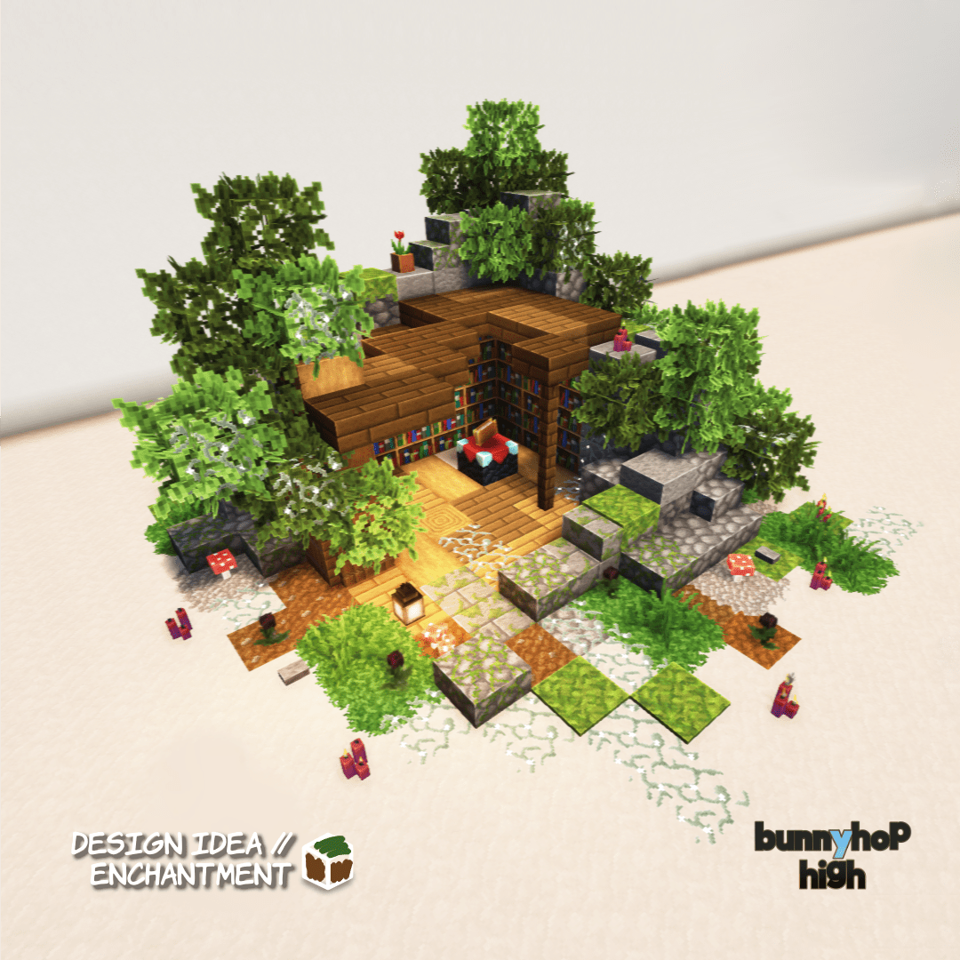 A Design Idea for the Enchantment Table r/Minecraftbuilds