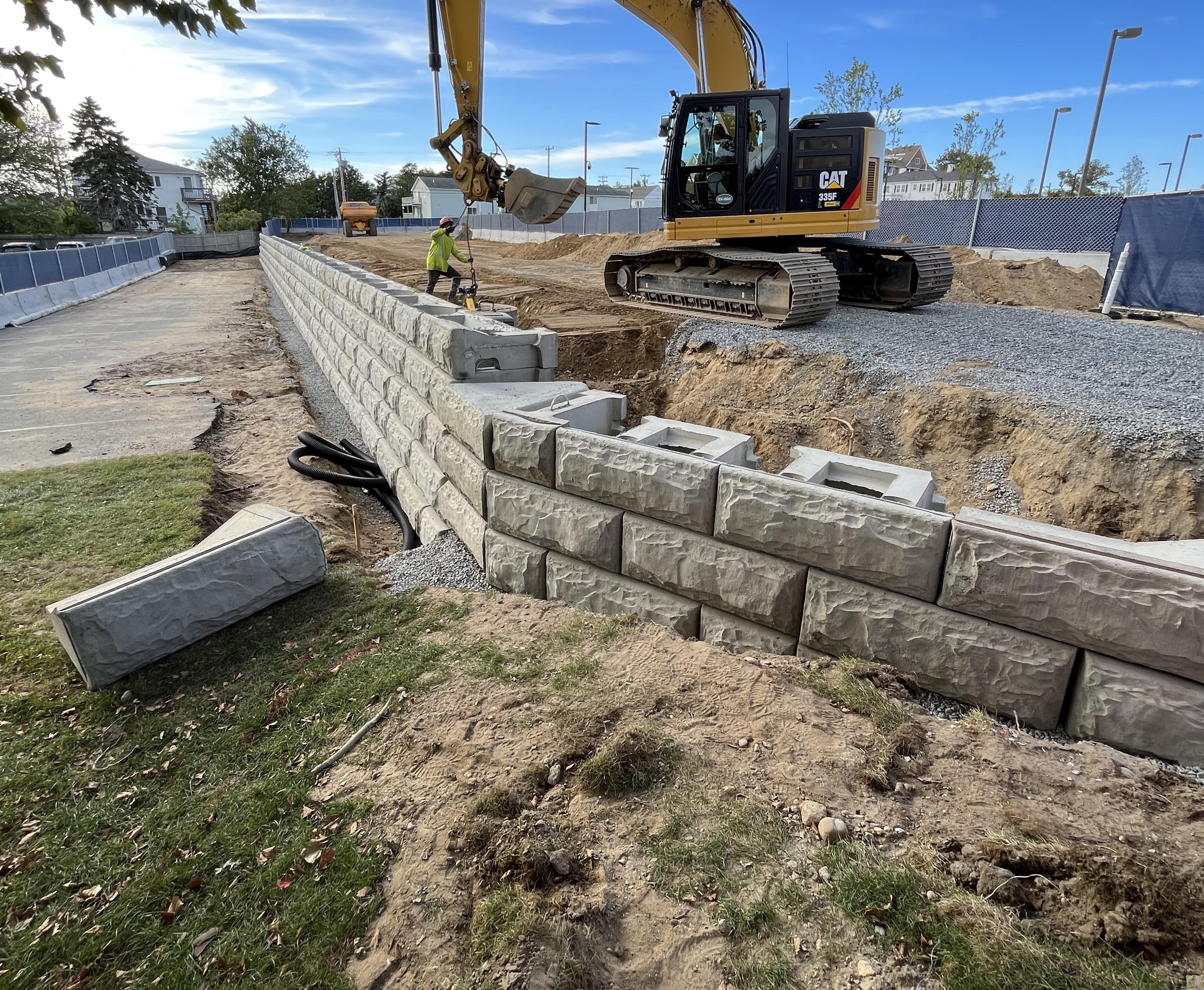 Just finished this retaining wall r/Construction