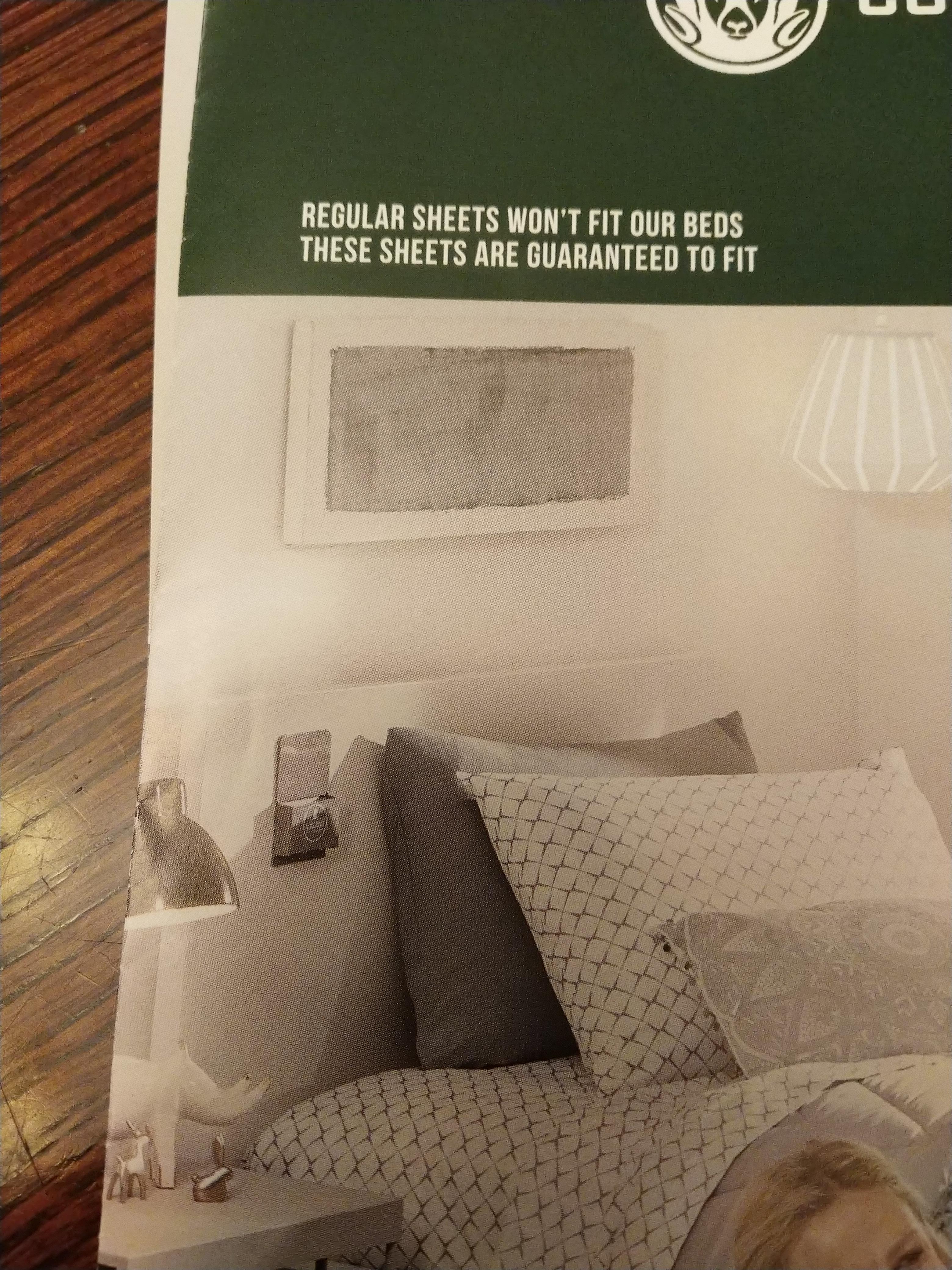 College selling sheets for their beds so u can use your own r