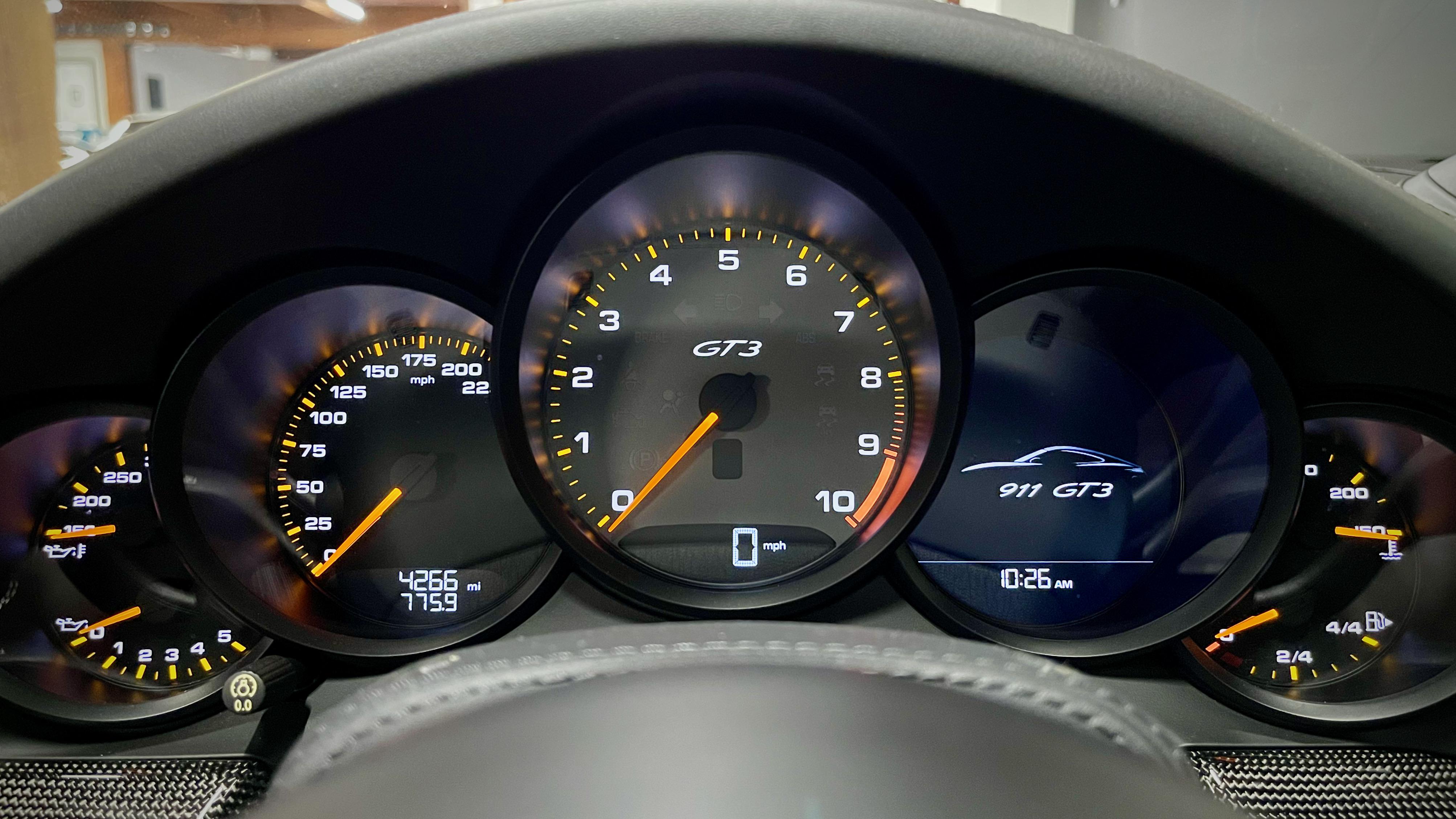 GT3 Touring Gauge Cluster r/Porsche
