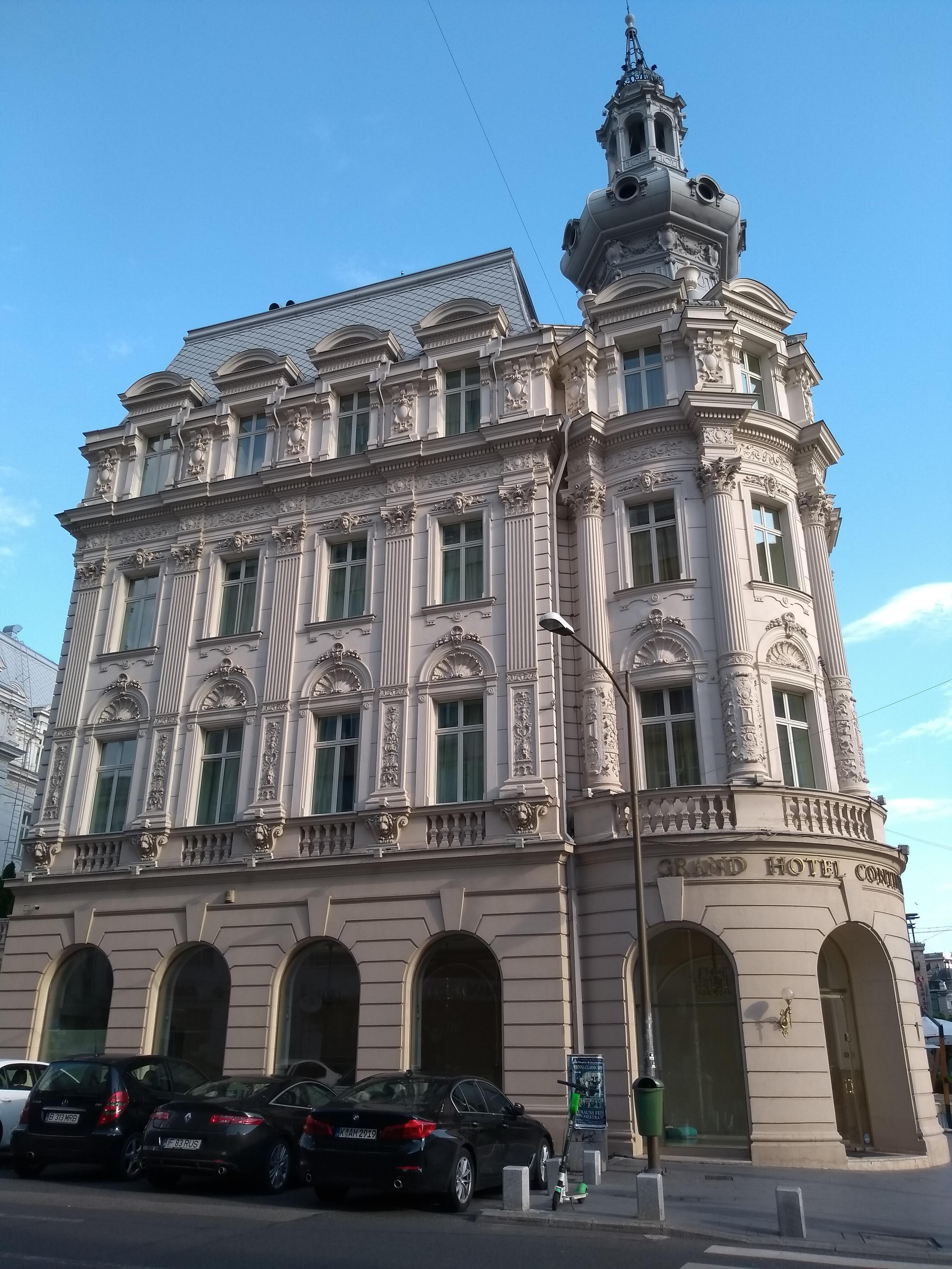The Grand Hotel Continental from Bucharest , Romania [3474 x 4632][OC