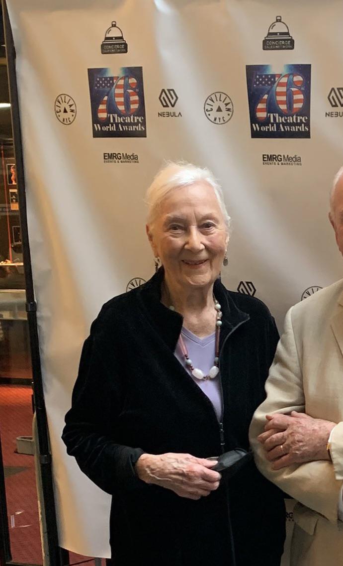 Recent photo of Rosemary Harris (Aunt May from the Raimi Trilogy).. she