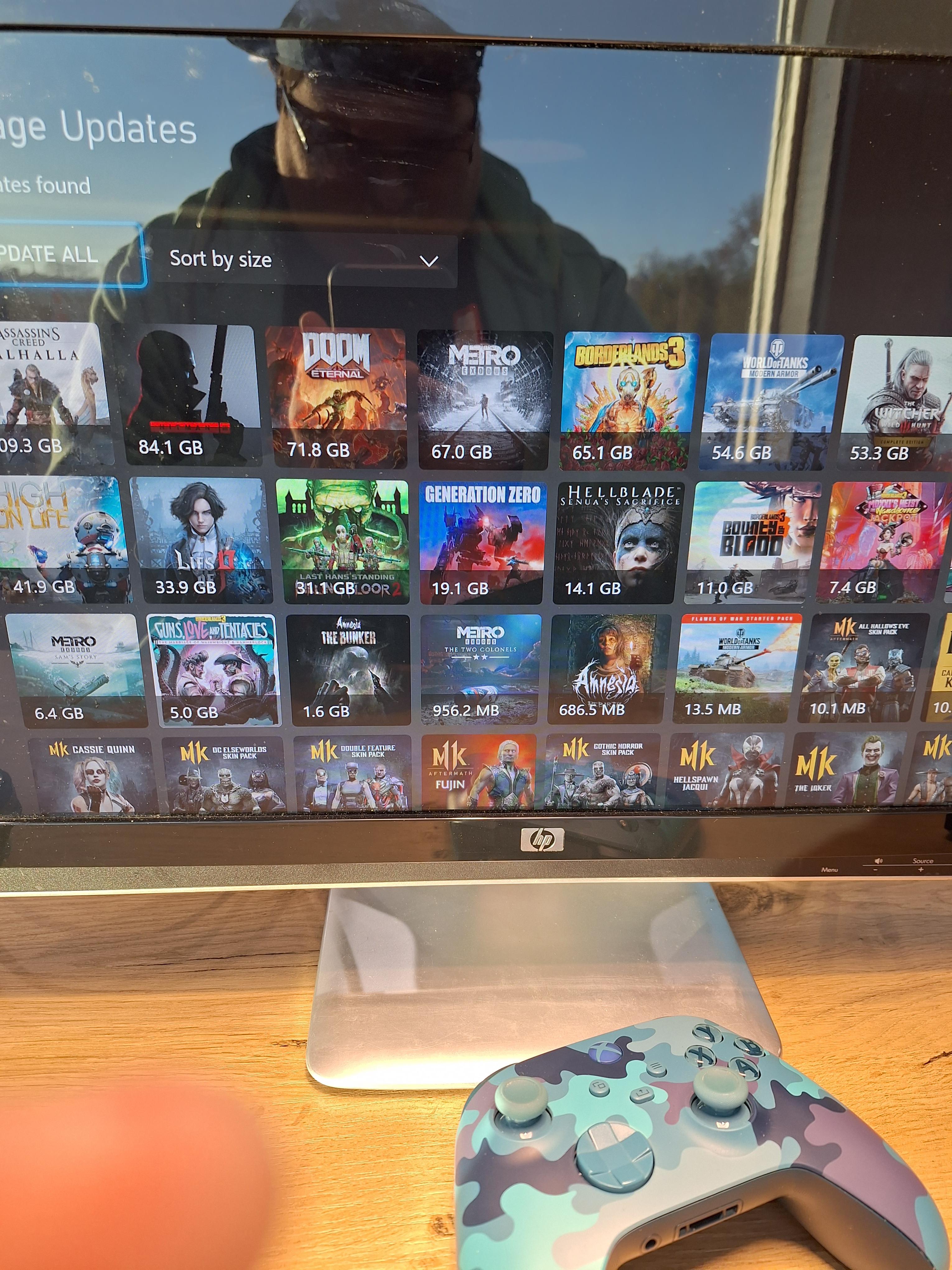 Series X wants to update my xbox one version of my games do I have to