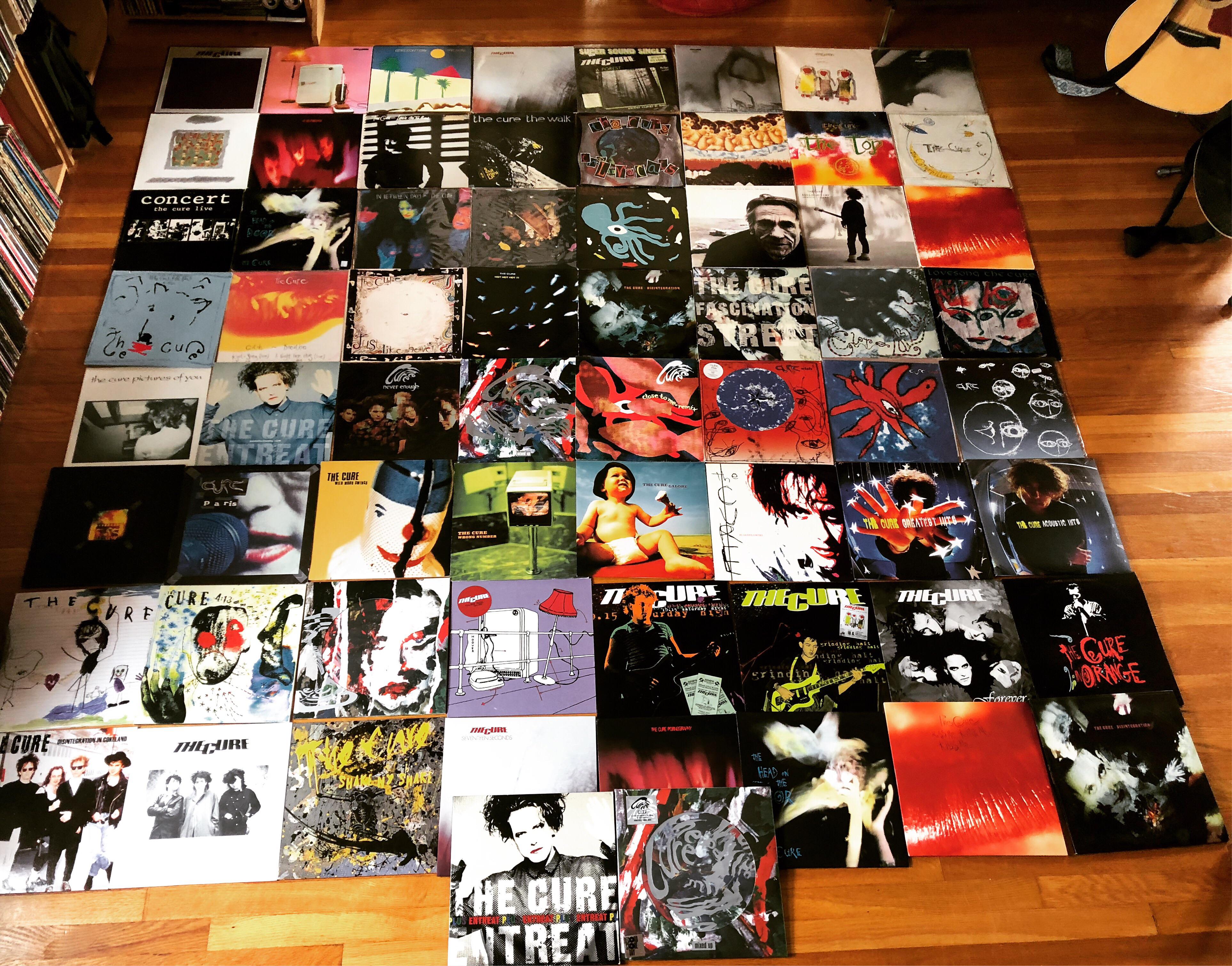 My collection of 12” records from The Cure r/vinyl