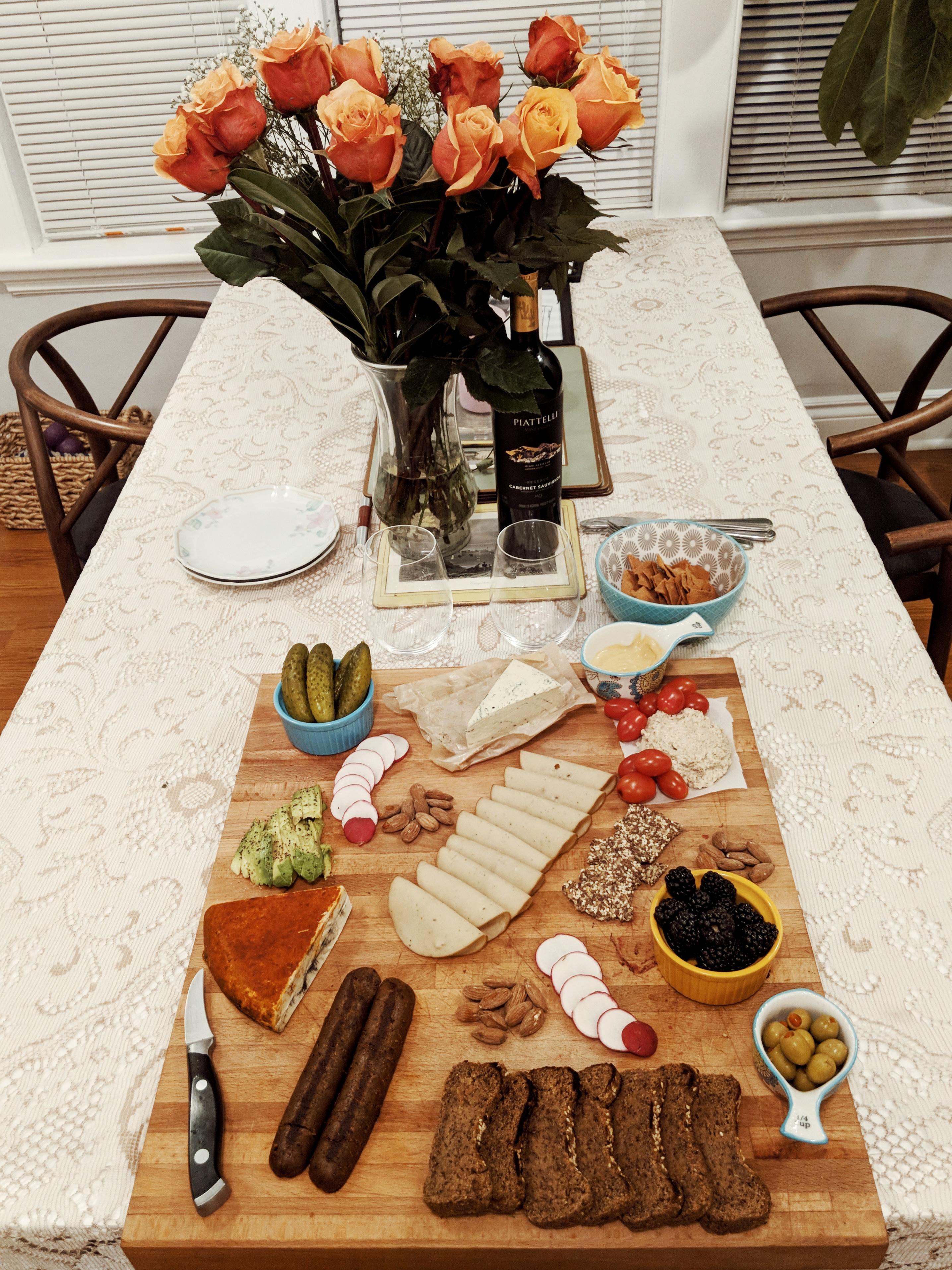 Valentine's Dinner veganketo