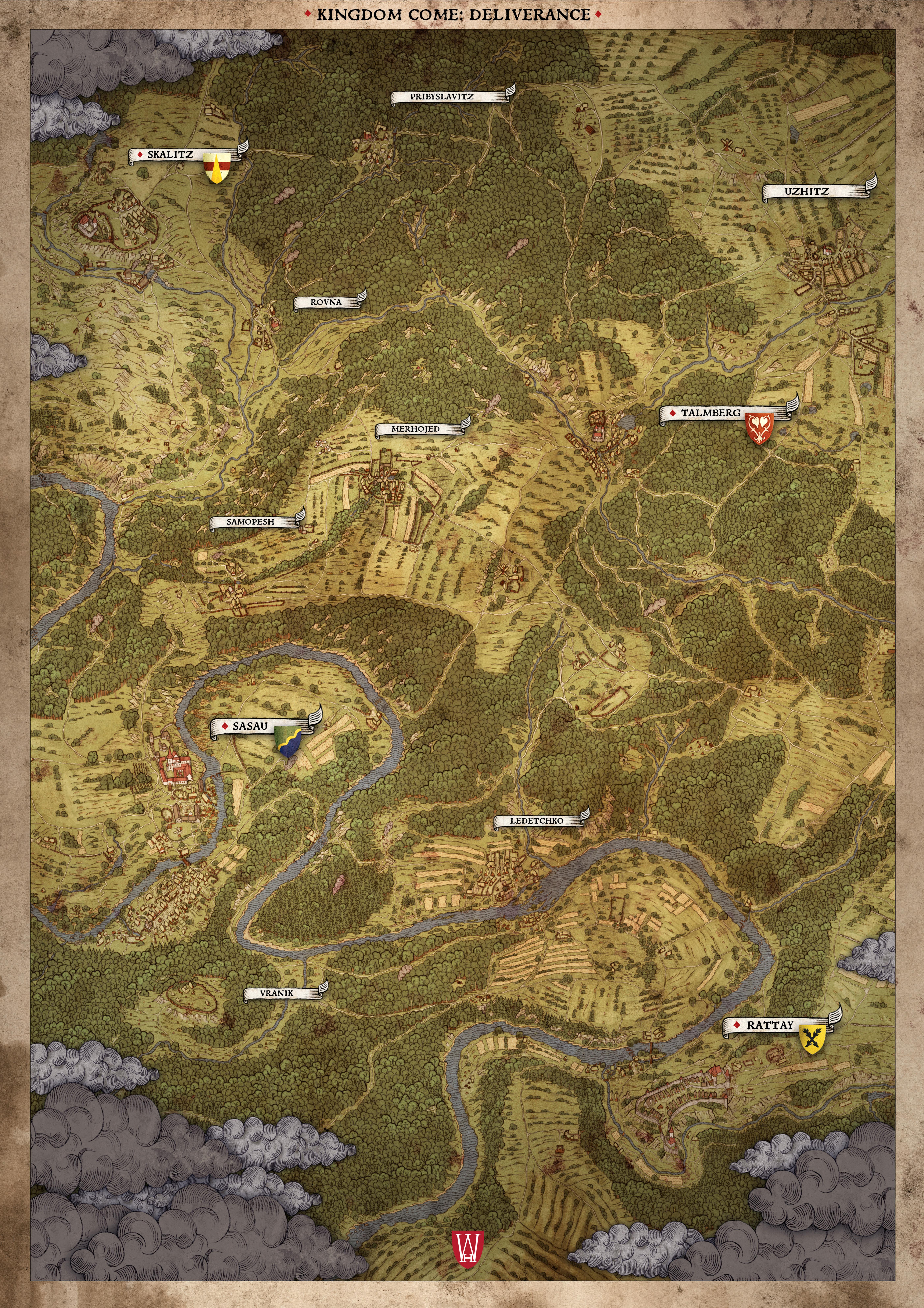 Map Kingdom Come Deliverance Wiki The Vidya
