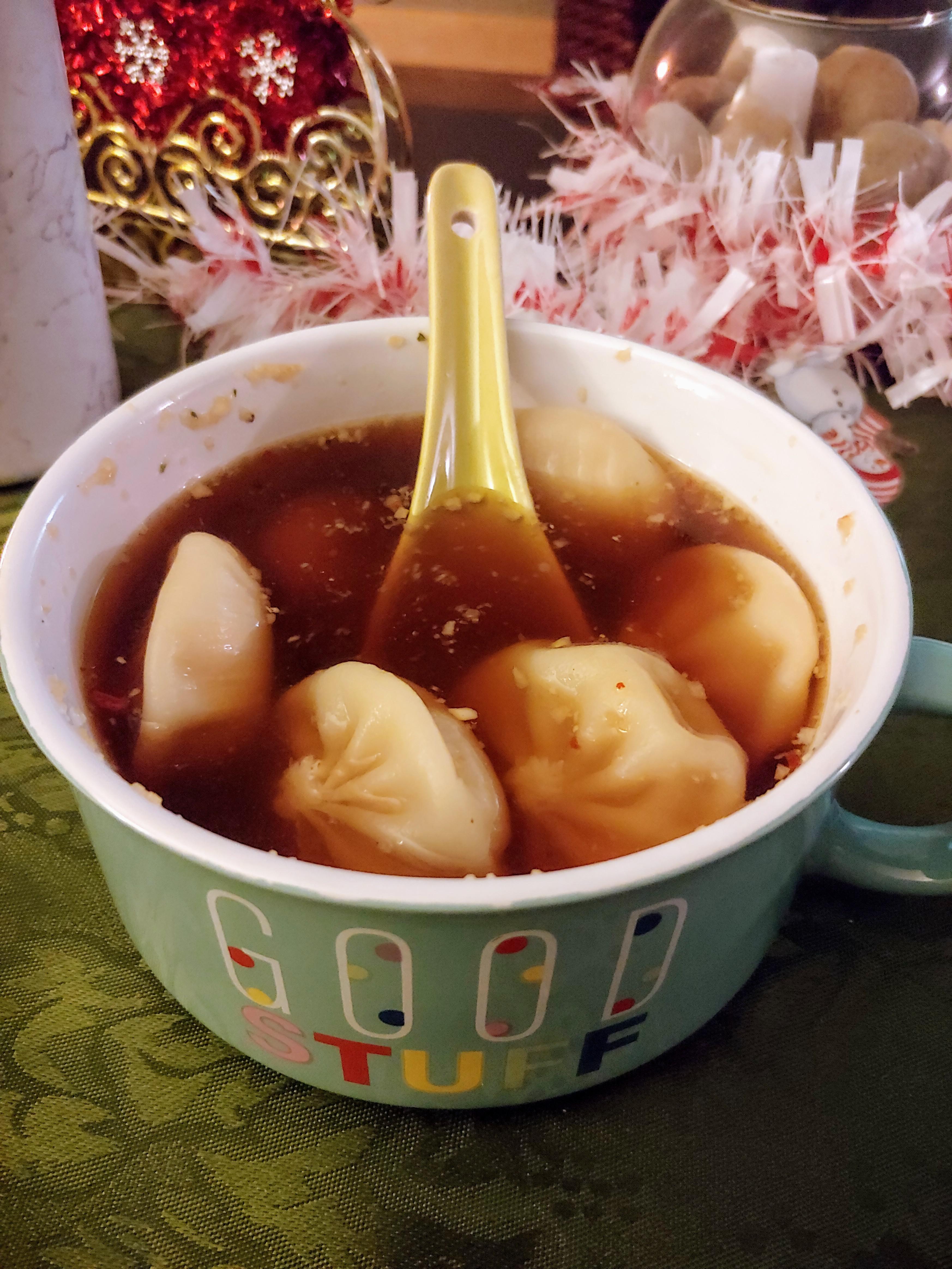 I recently discovered these Great Value Steamed Soup Dumplings. 220 cal