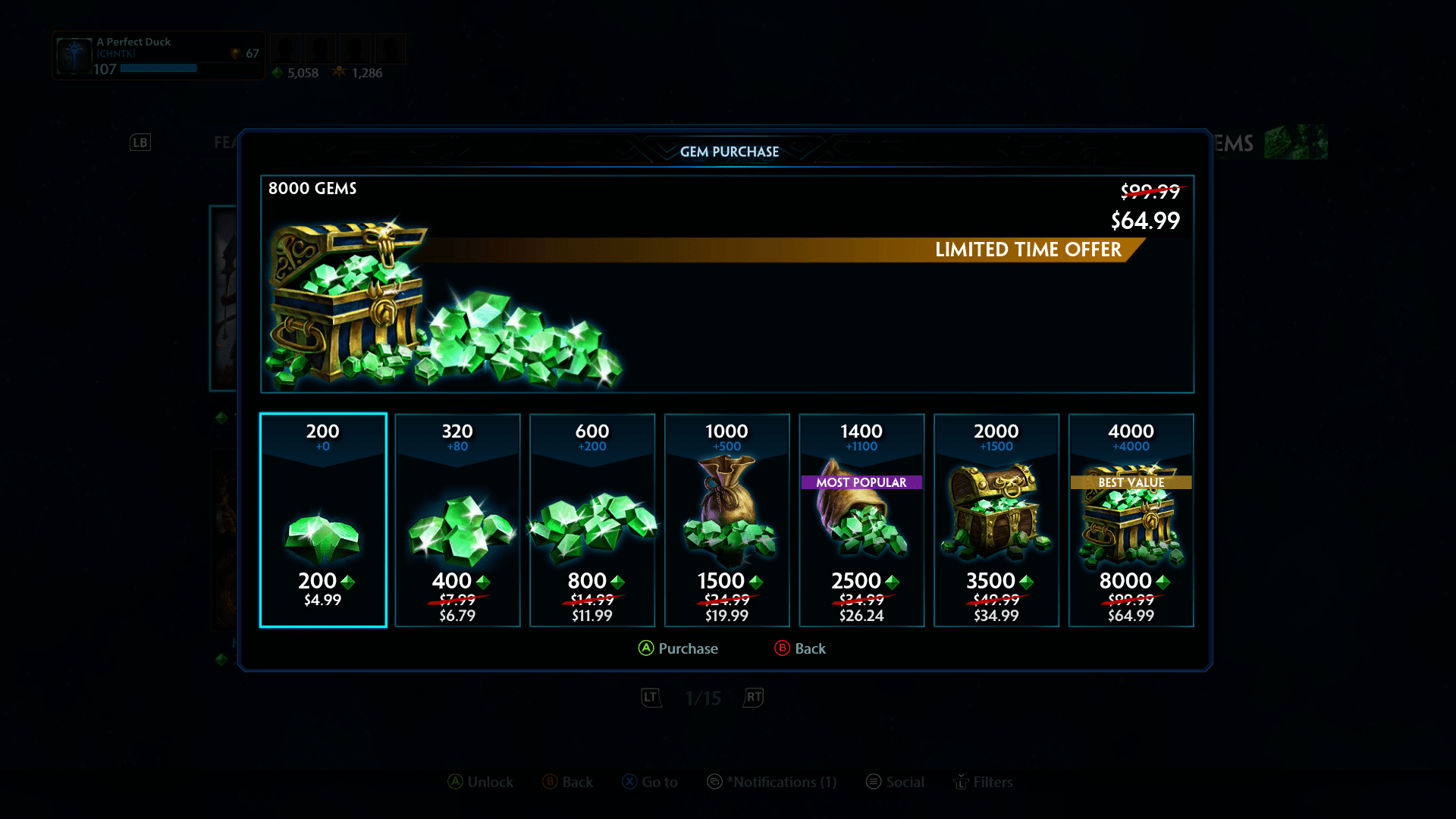 Smite Gem Sale is live On Xbox! r/Smite