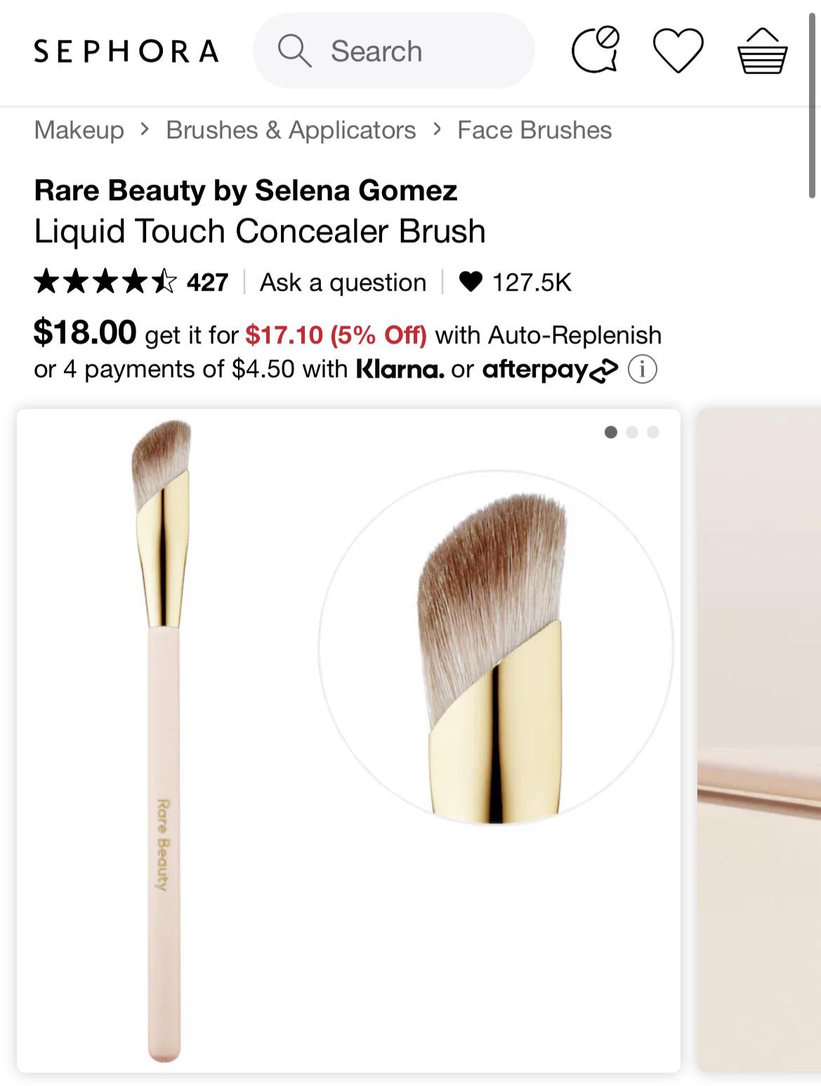 I’m looking for an under eye concealer brush. Has anyone used the rare