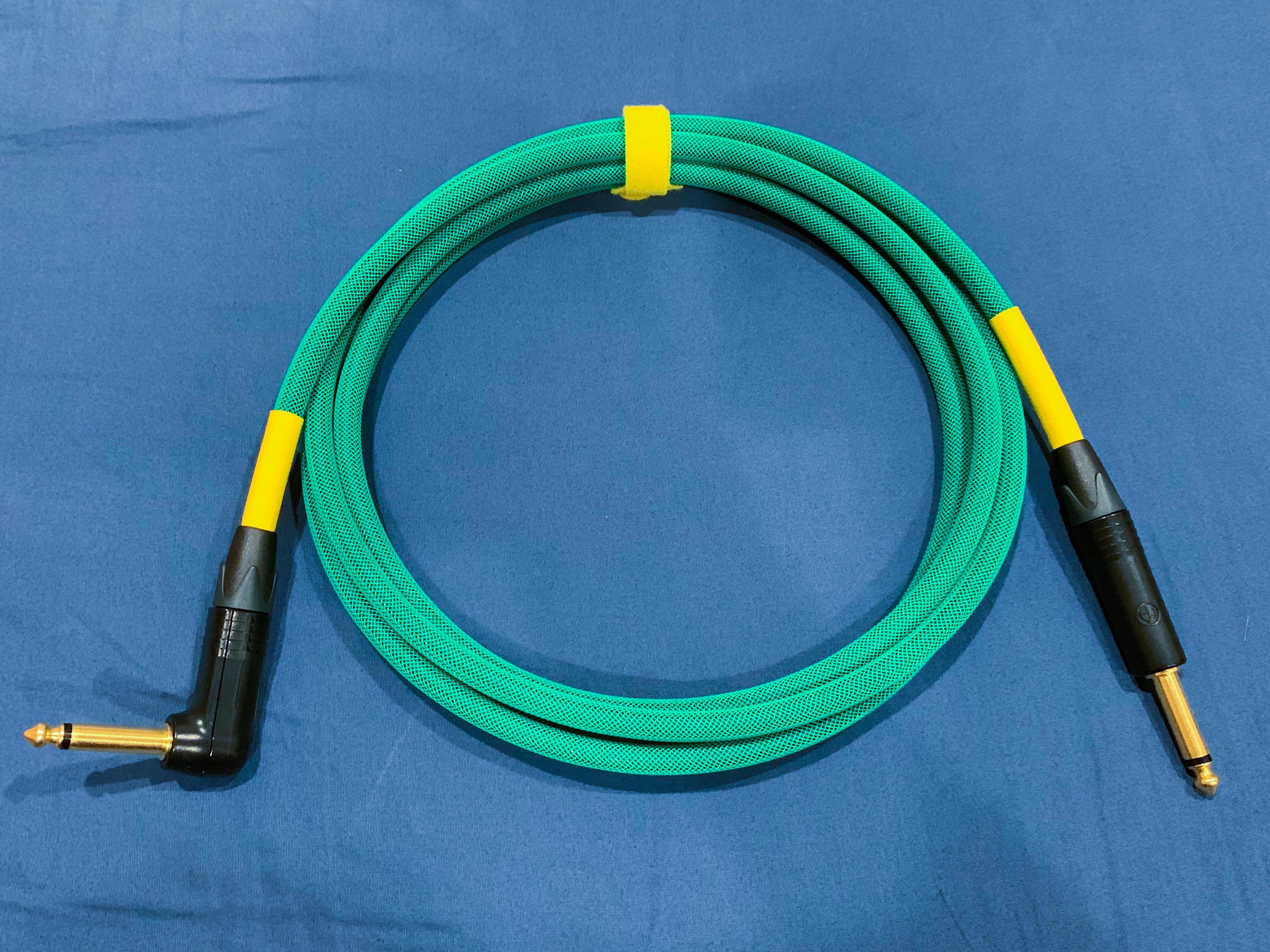 Custom guitar cable I made for a friend. (Materials list in the