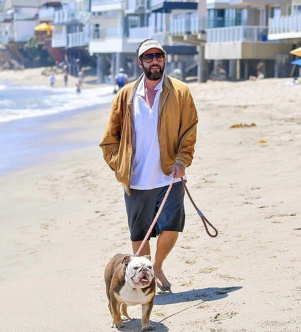 Sandler and his dog, Babu r/EverythingSandler