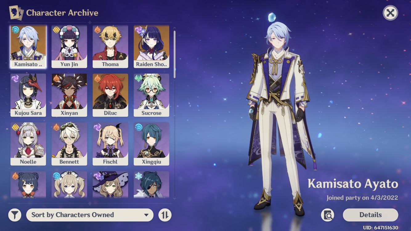 team comps and artifact set for ayato? thanks r