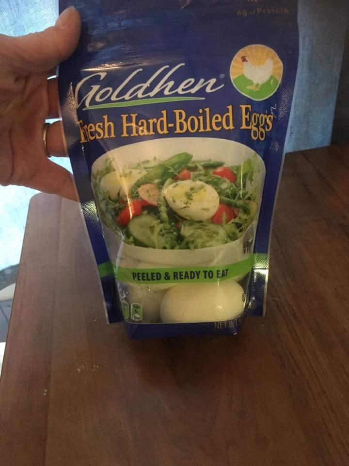 Hard boiled eggs in a bag, yes this exists r/ofcoursethatsathing