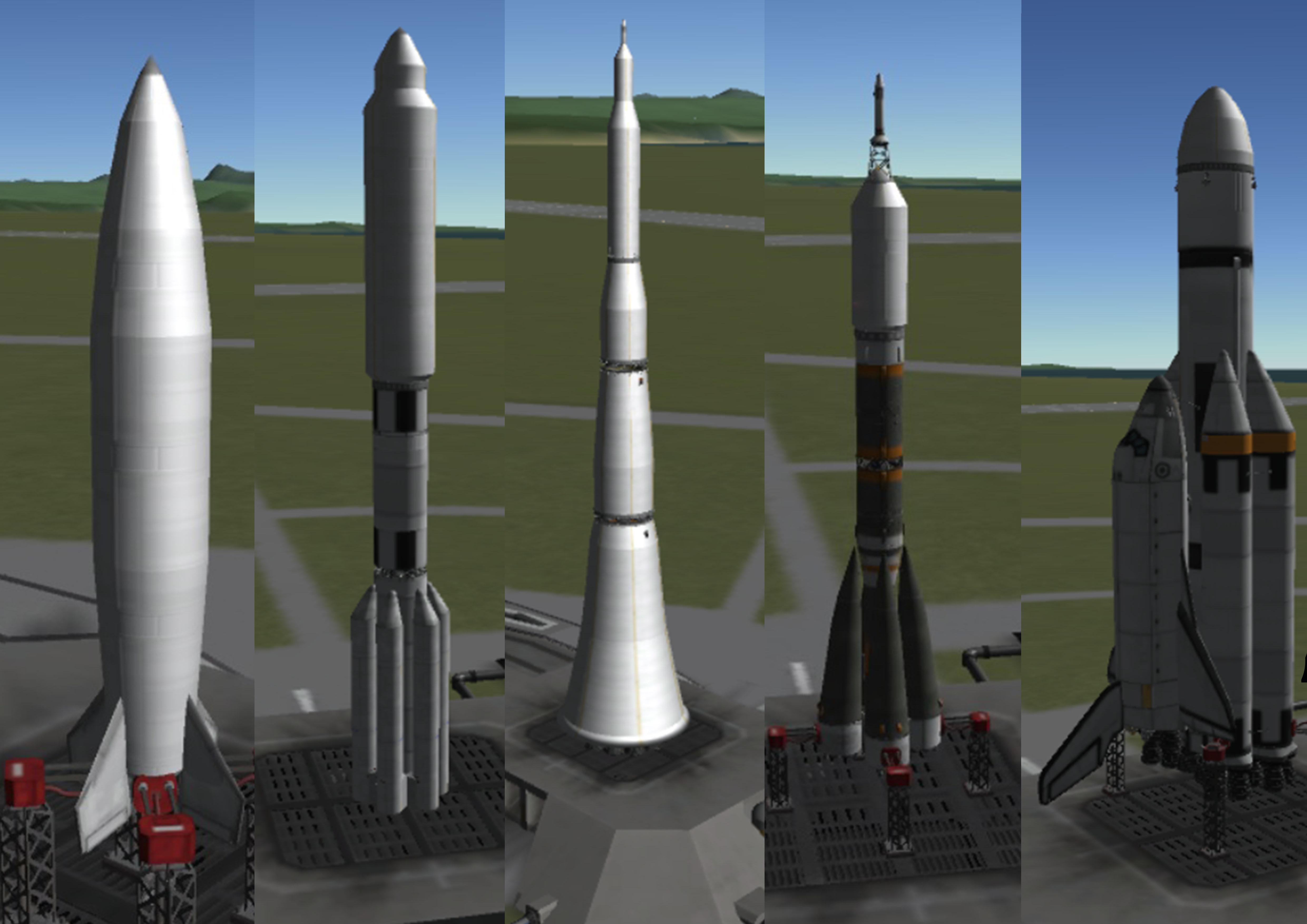 I tried to build all rockets launched by Soviet Union/Russian, here is
